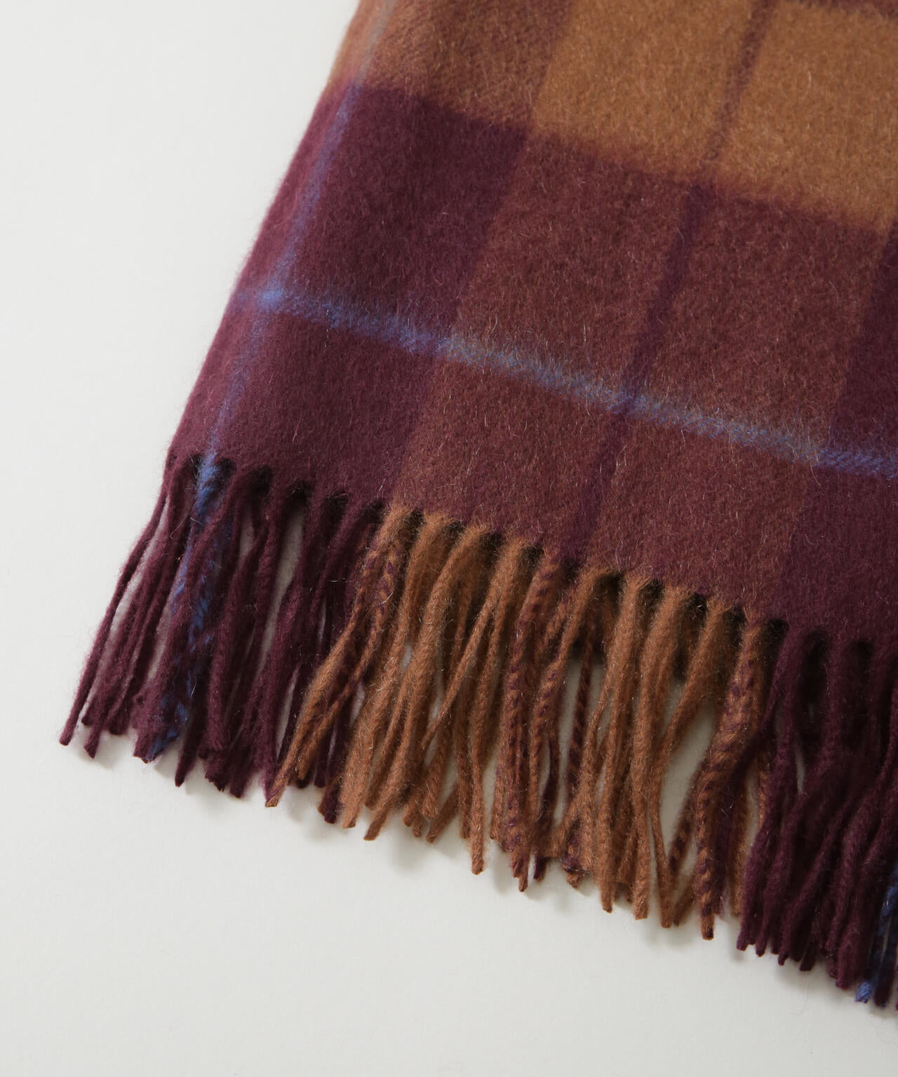 カシミヤチェックストール 6695241304