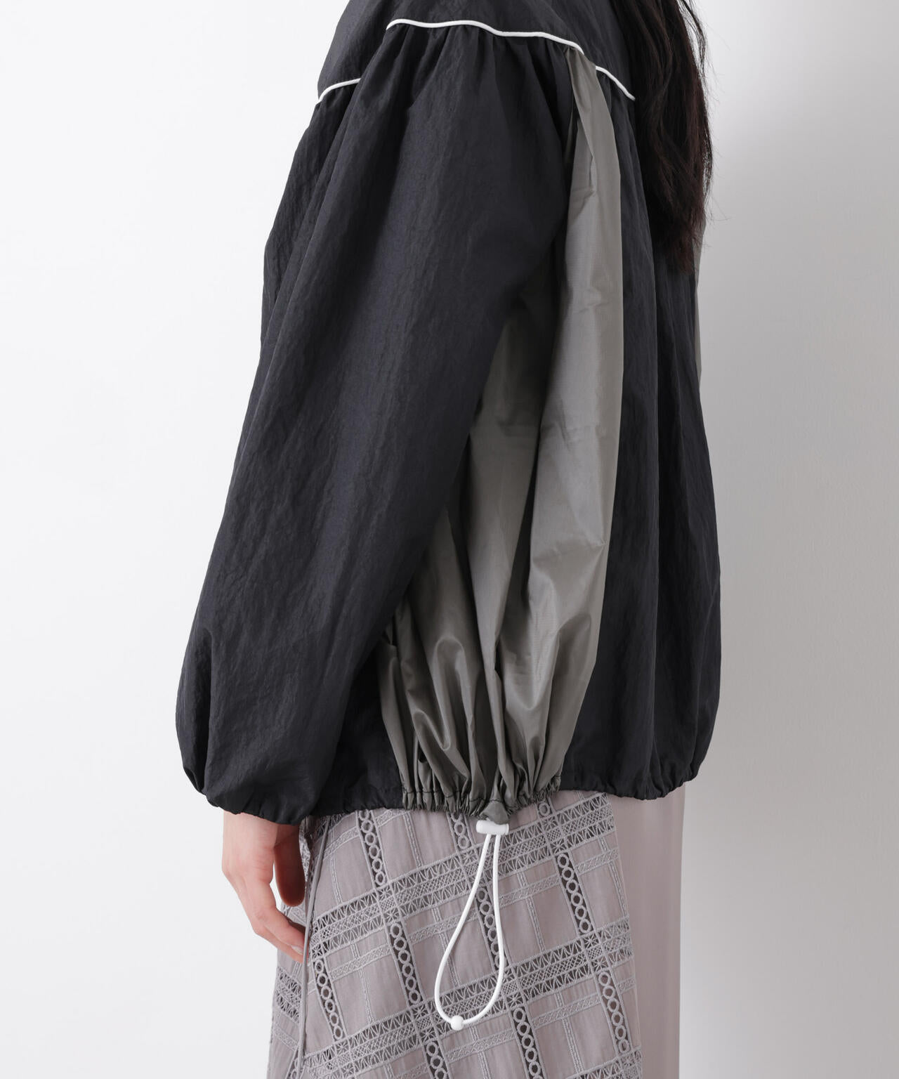 シアーライトギャザーブルゾン 6696112304