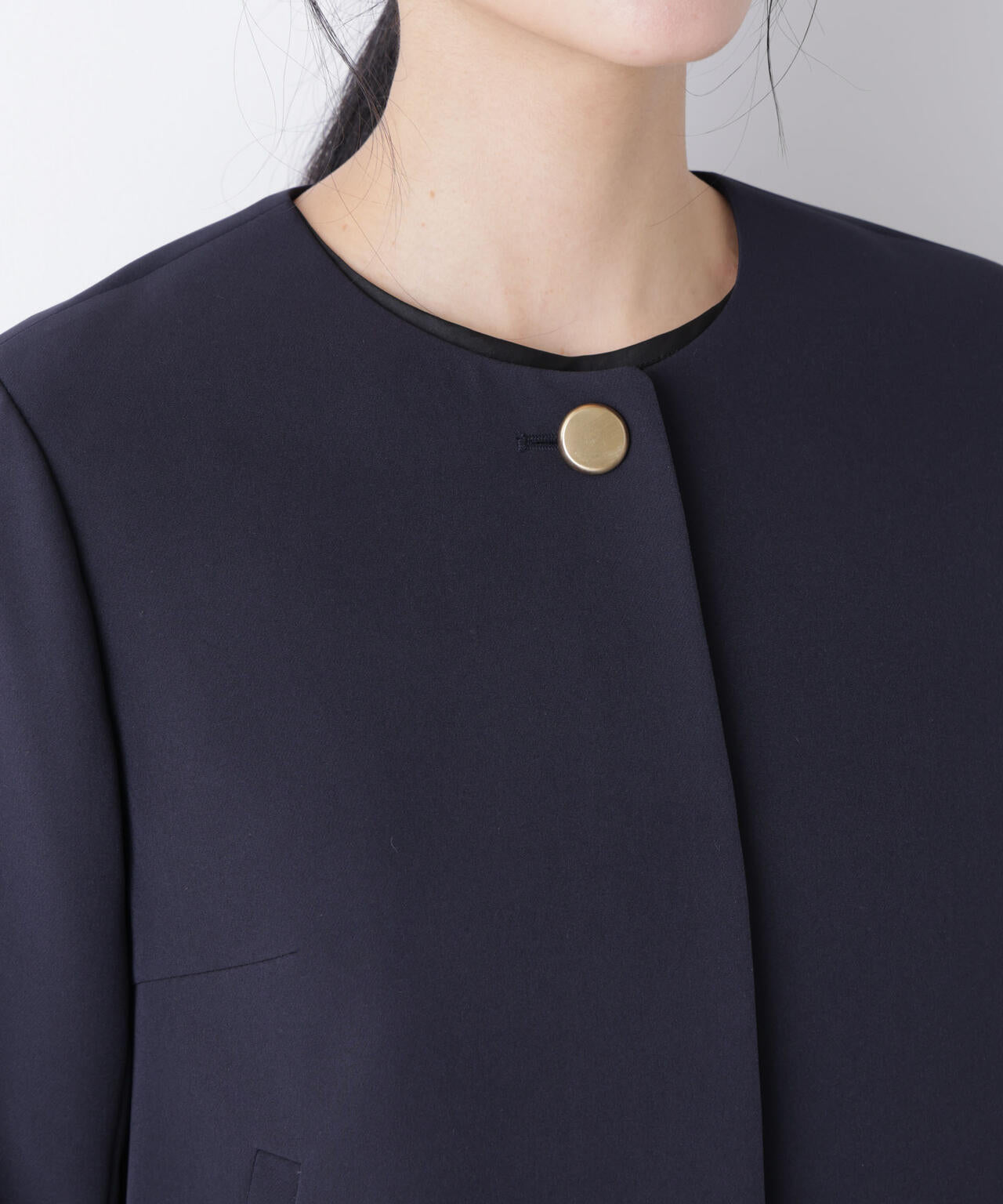 デイリーファンクション ノーカラージャケット(セットアップ可) 6696116300