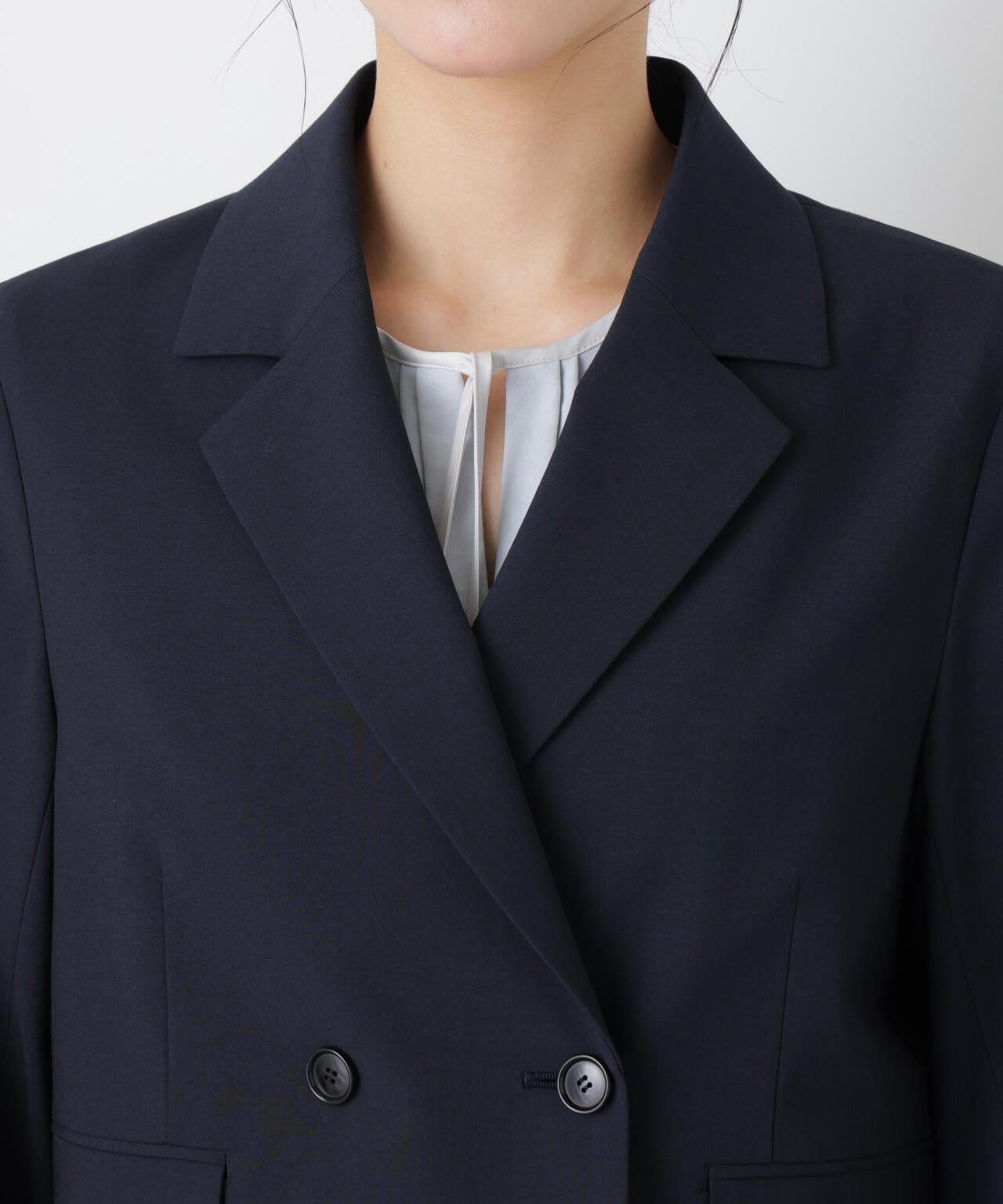 トロストレッチショートダブルジャケット(セットアップ可) 6696116303