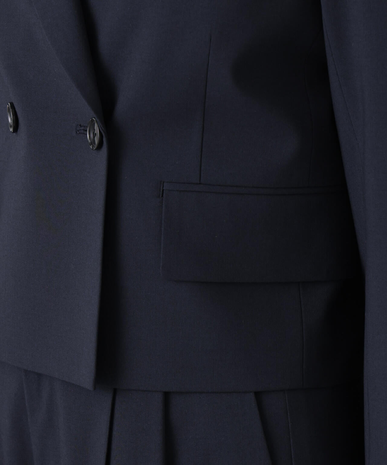 トロストレッチショートダブルジャケット(セットアップ可) 6696116303