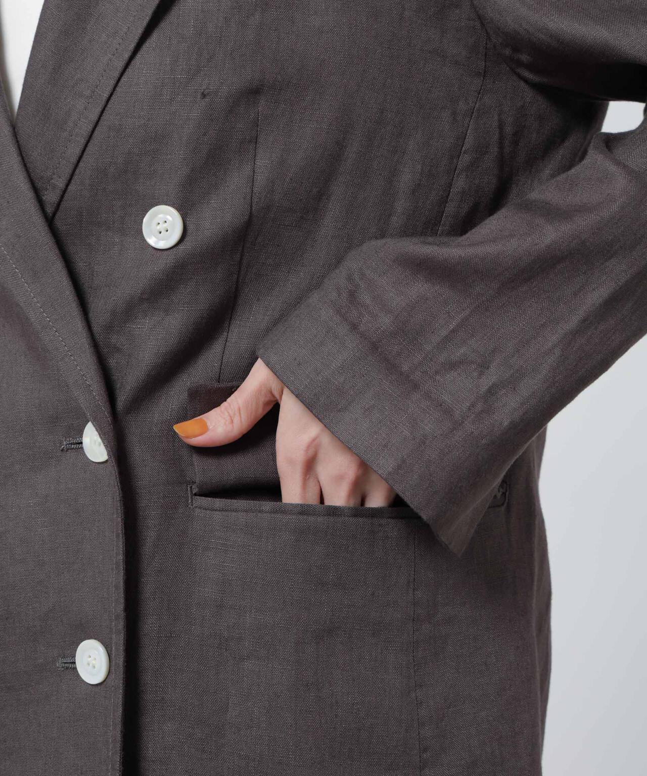 European Flax ダブル6Bジャケット(セットアップ可) 6696116307