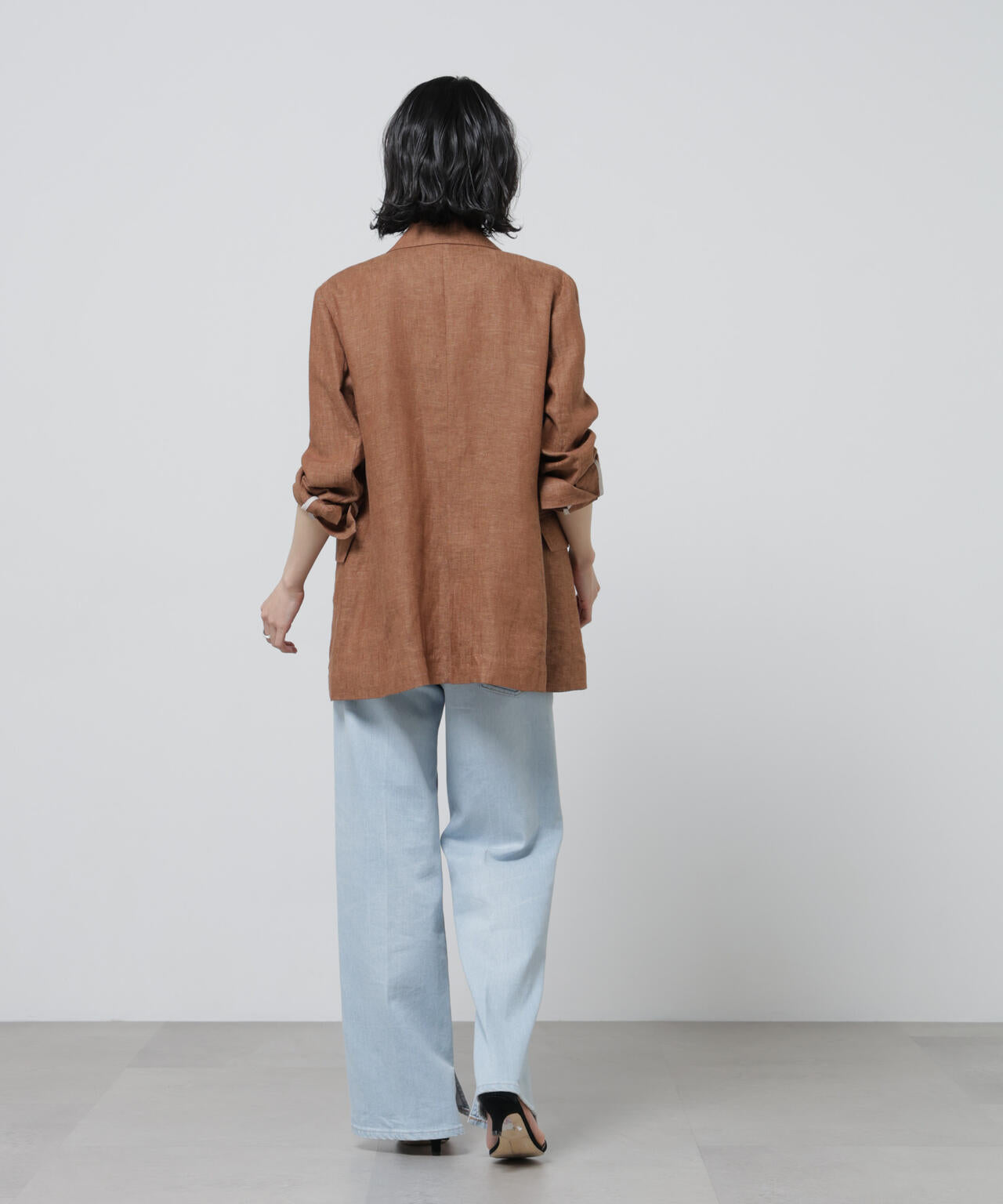 European Flax ダブル6Bジャケット(セットアップ可) 6696116307