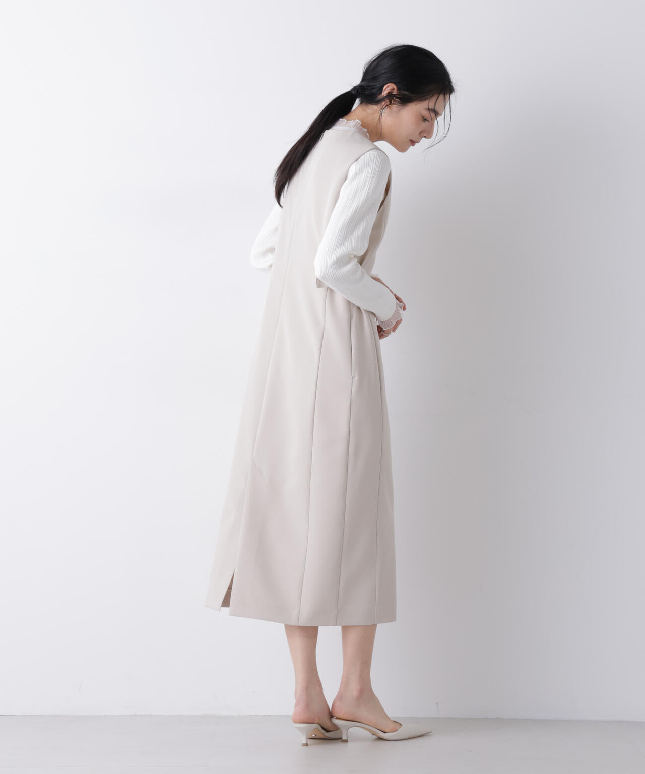 デイリーファンクション サイドベルトキーネックワンピース(セットアップ可) 6696119300