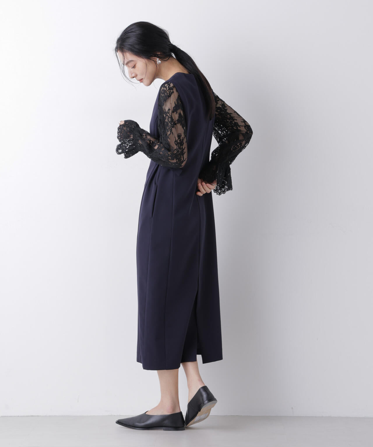 デイリーファンクション サイドベルトキーネックワンピース(セットアップ可) 6696119300