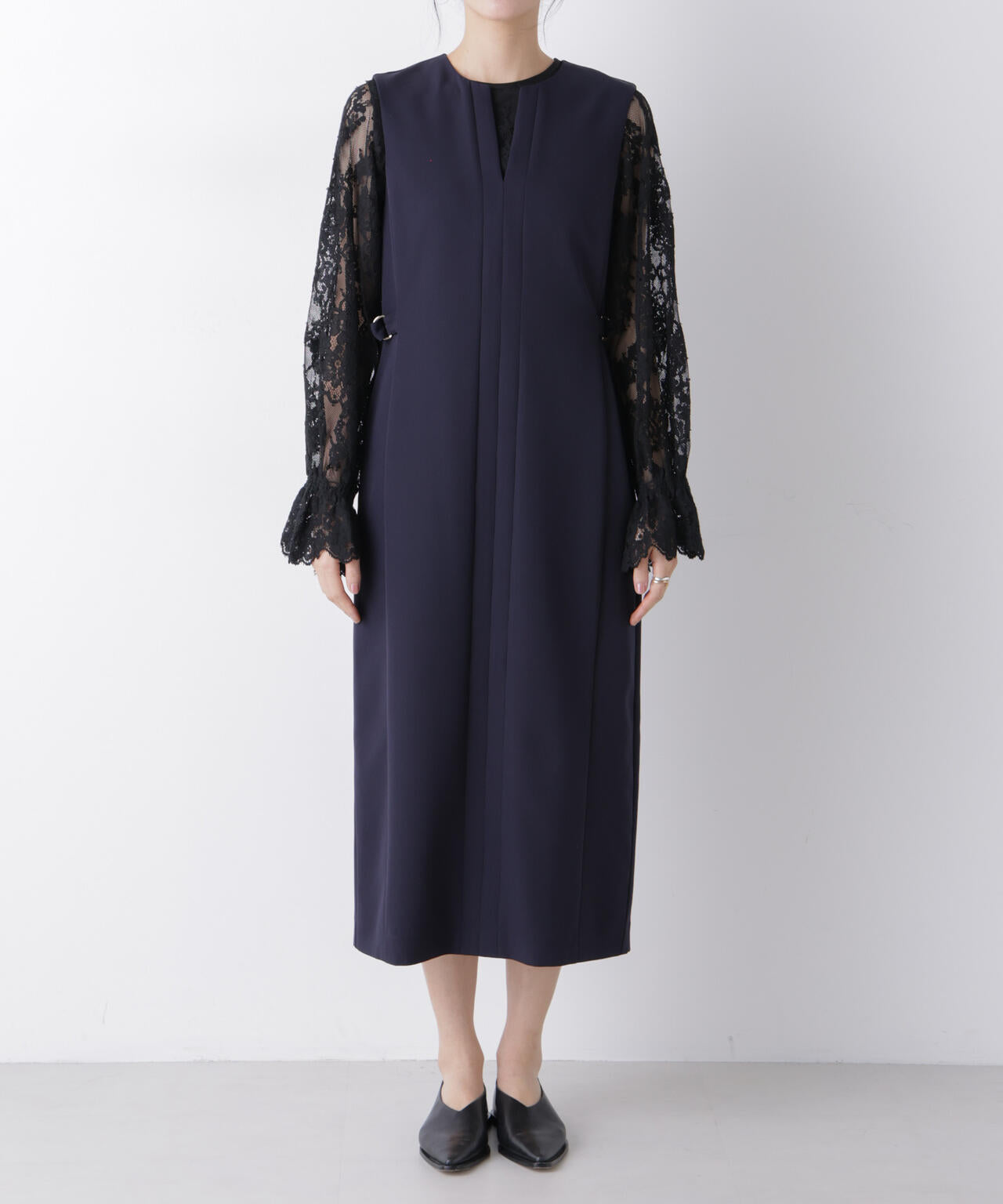 デイリーファンクション サイドベルトキーネックワンピース(セットアップ可) 6696119300