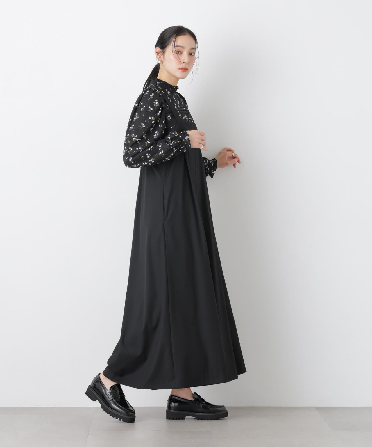 ワイドフレアサロペット 6696119303