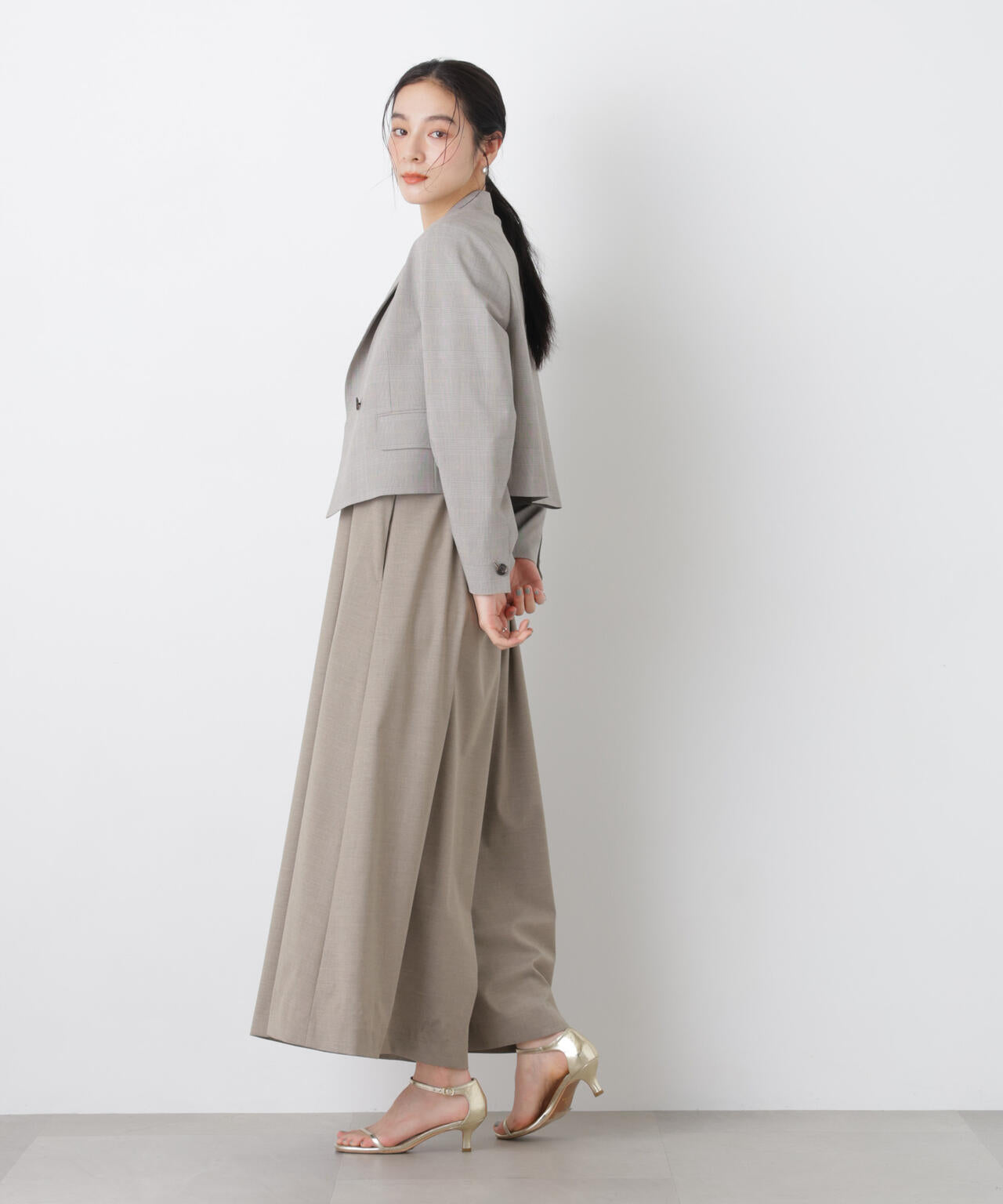 ワイドフレアサロペット 6696119303