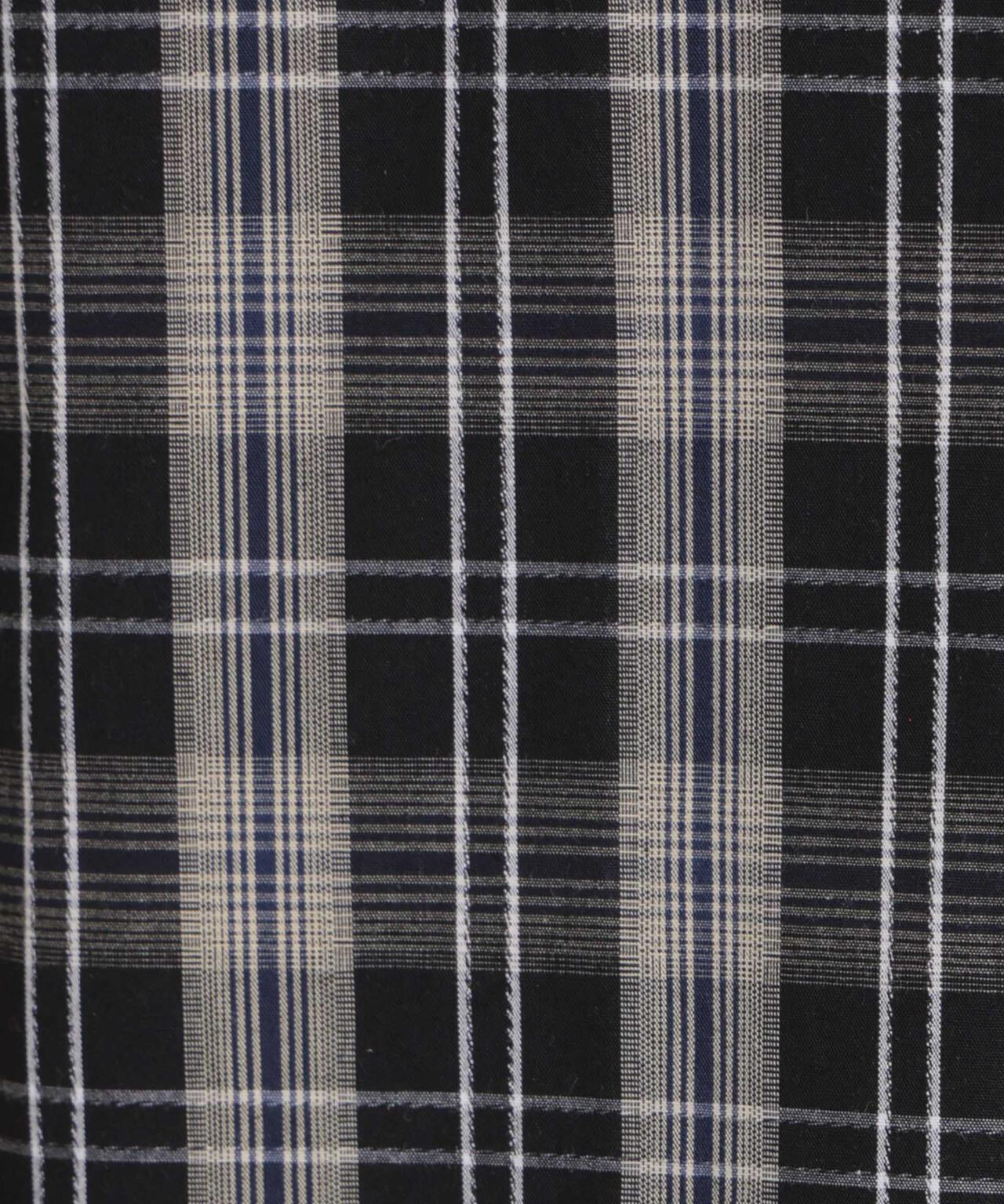 チェックポケットワイドシャツワンピース 6696119310