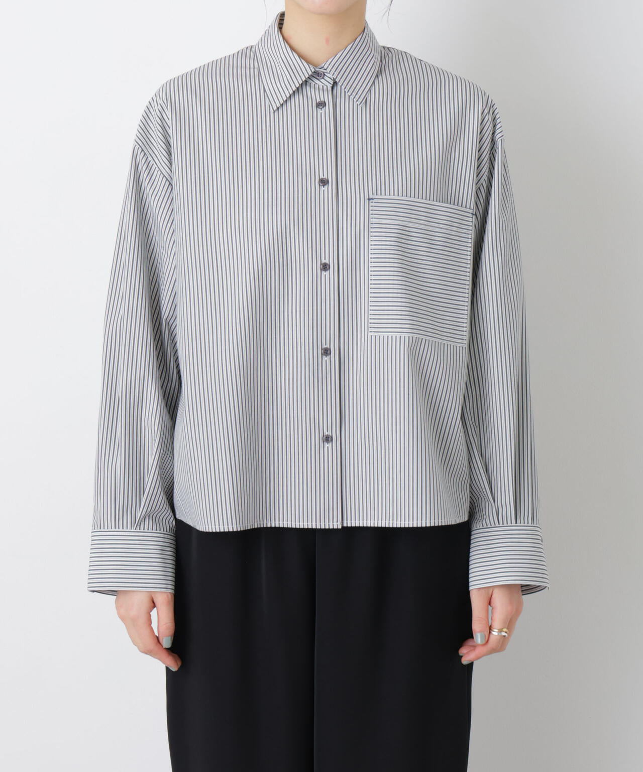 ワイドショートポケットシャツ 6696120311