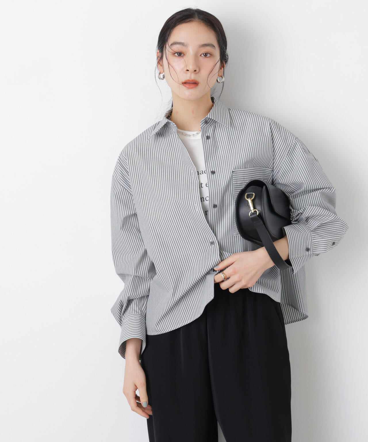 ワイドショートポケットシャツ