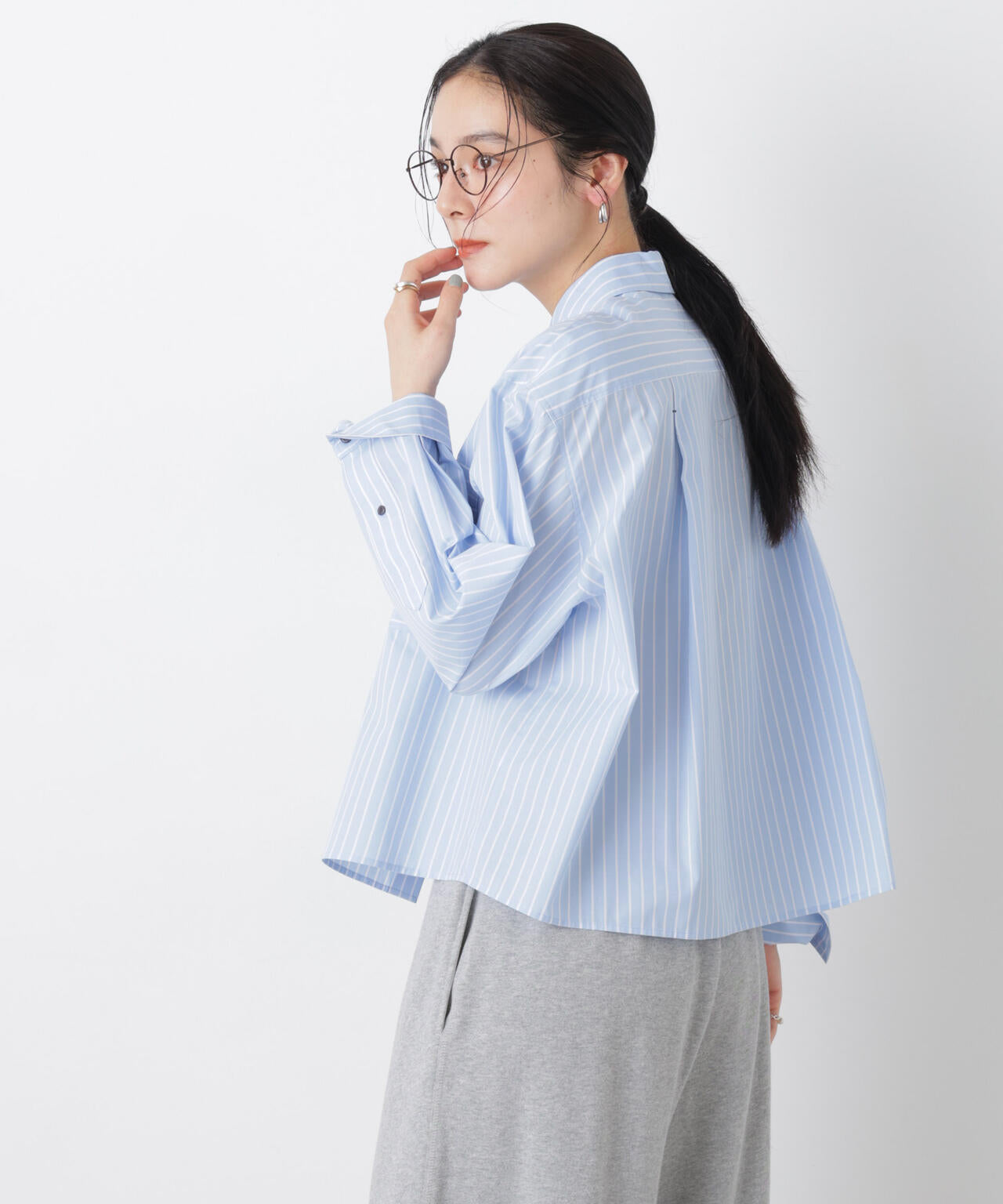 ワイドショートポケットシャツ 6696120311