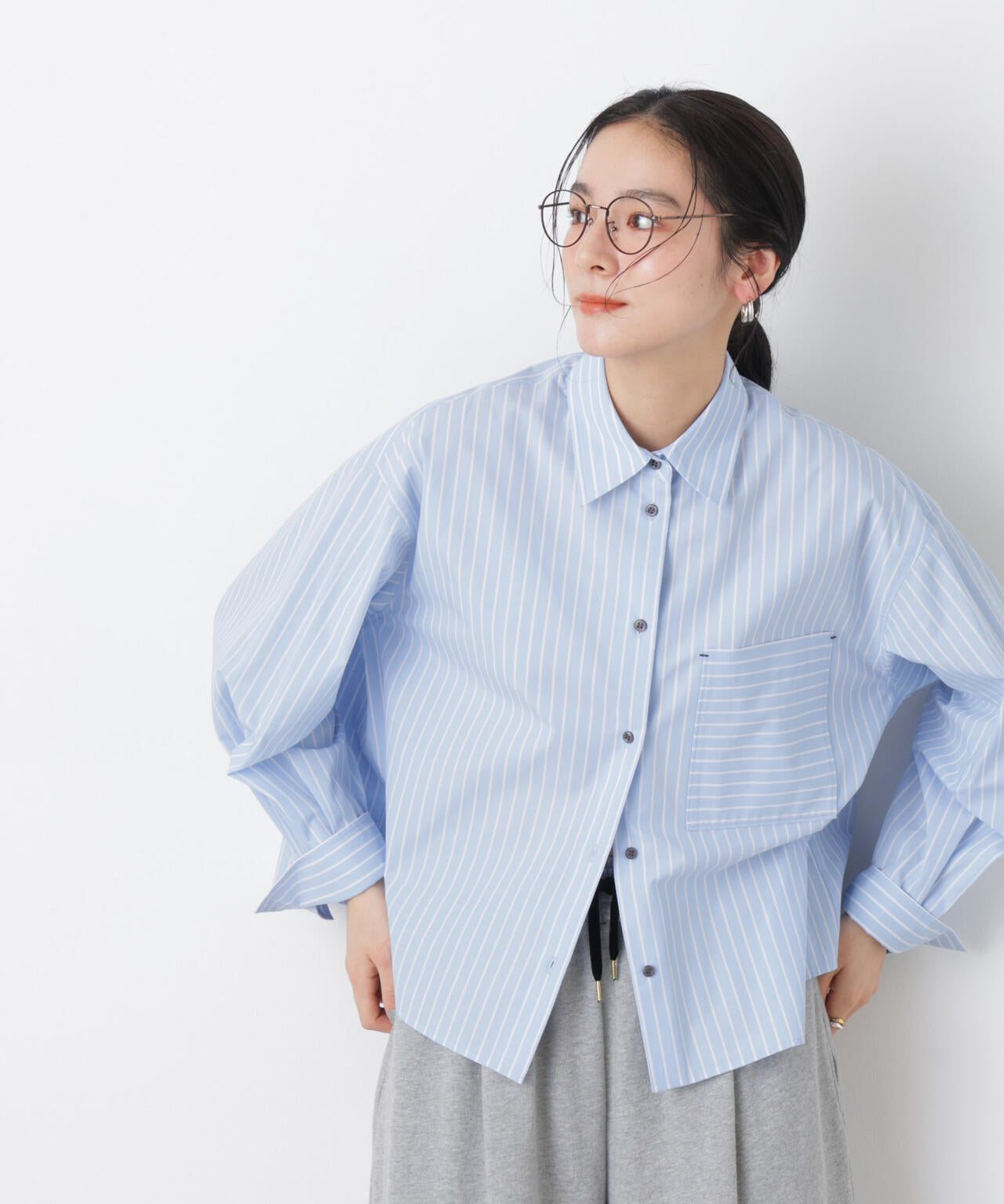 ワイドショートポケットシャツ 6696120311