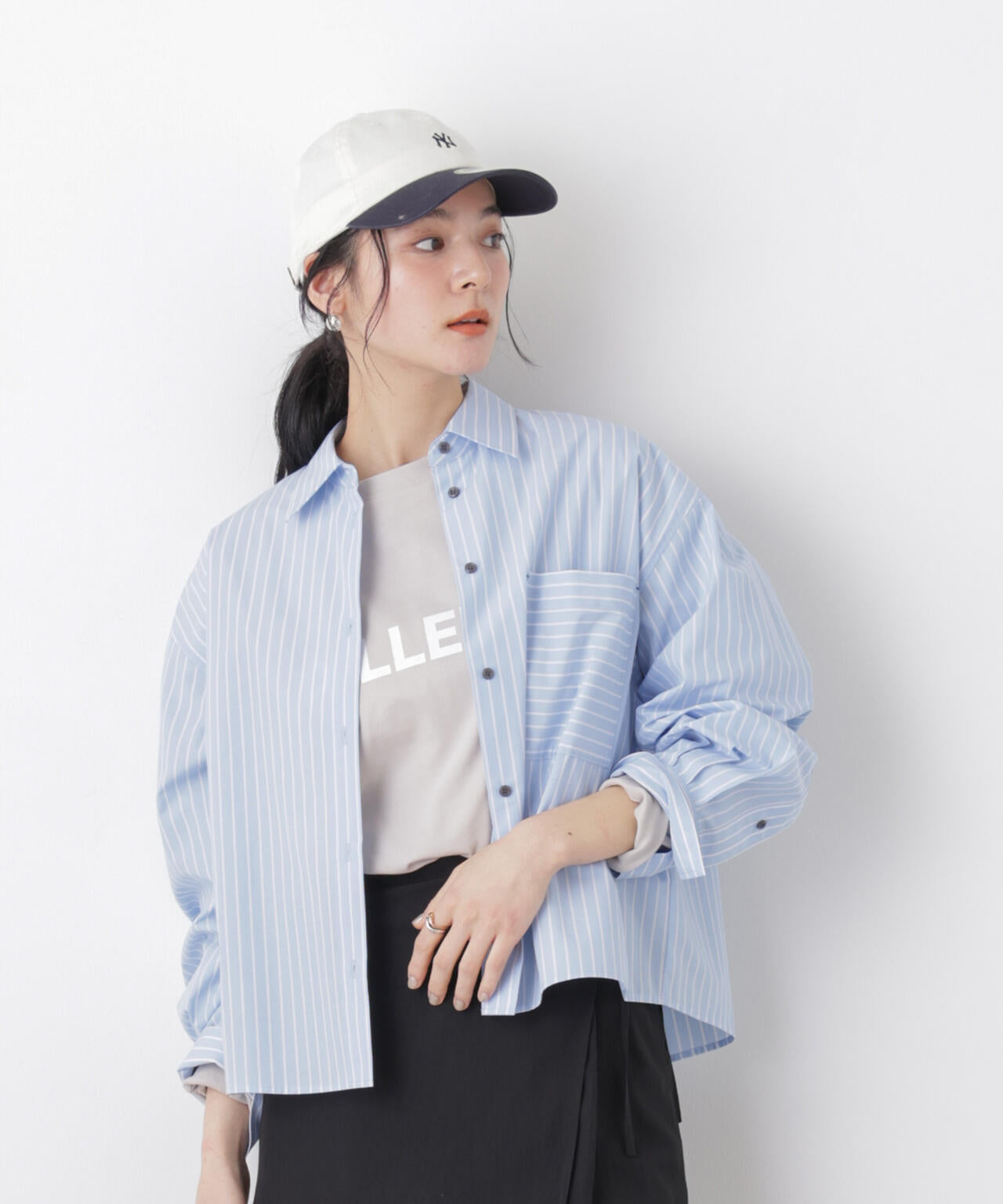 ワイドショートポケットシャツ