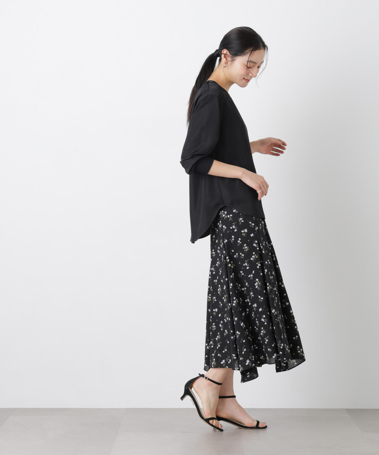 クルーネックイージーブラウス 6696120313