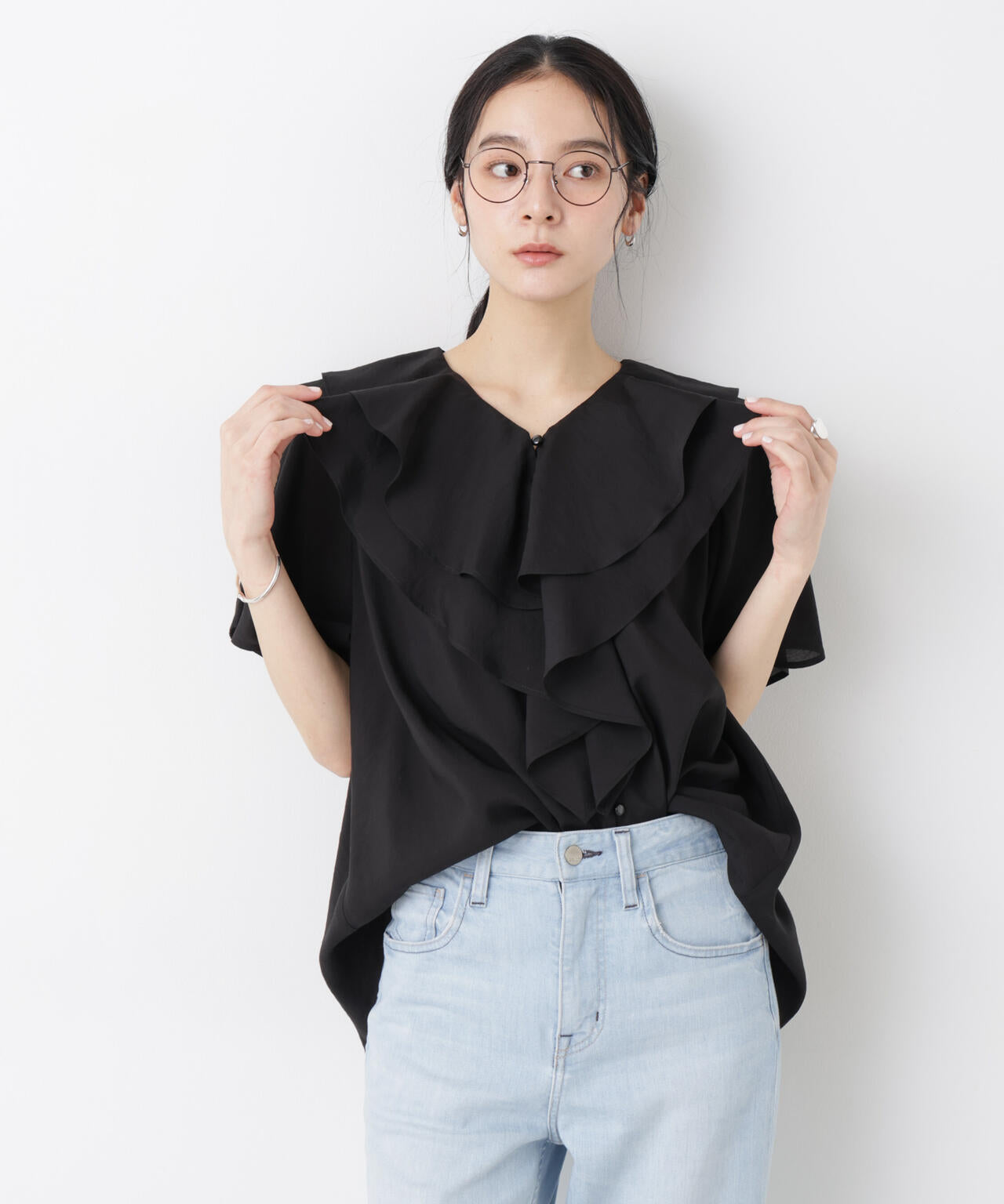 168cm　B:81 W:60 H:89 着用サイズ：F