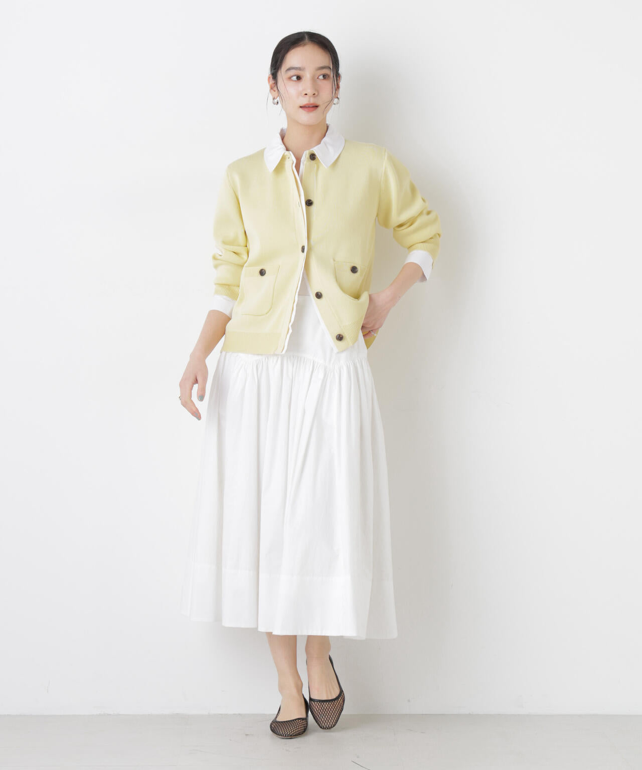 シャツドッキングニットカーディガン 6696122303