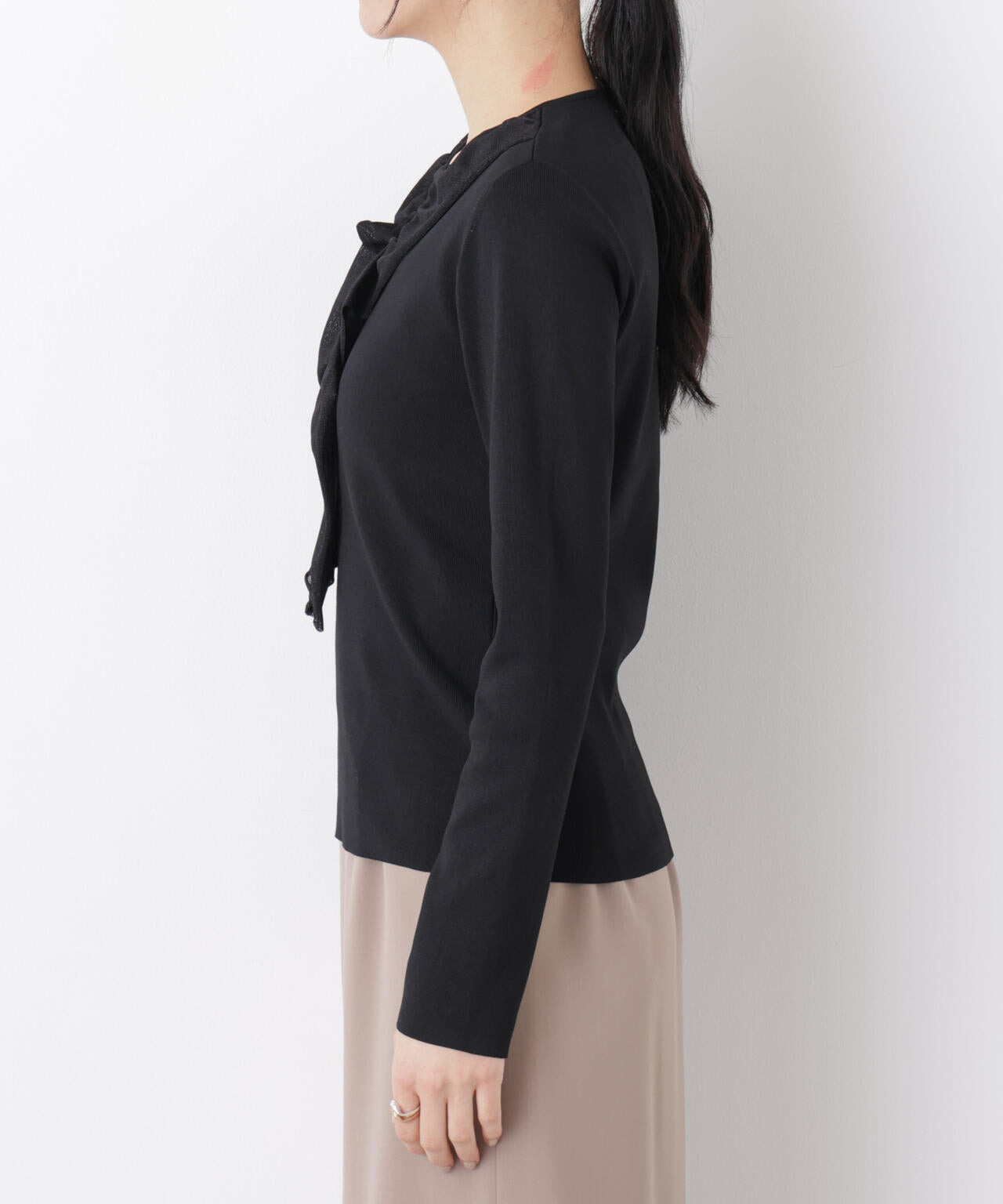 7function フロントフリル総針ニット 6696122306