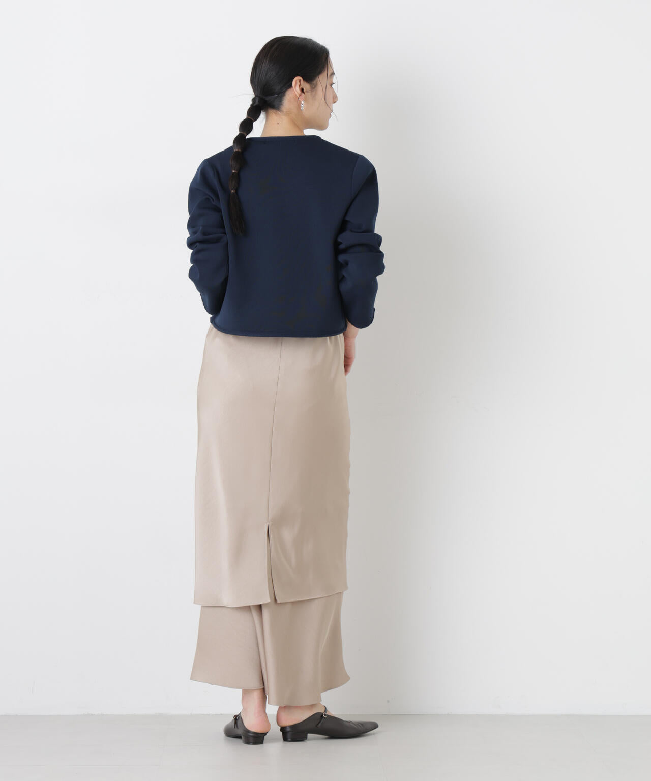 ゴールドボタンニットジャケット 6696122311