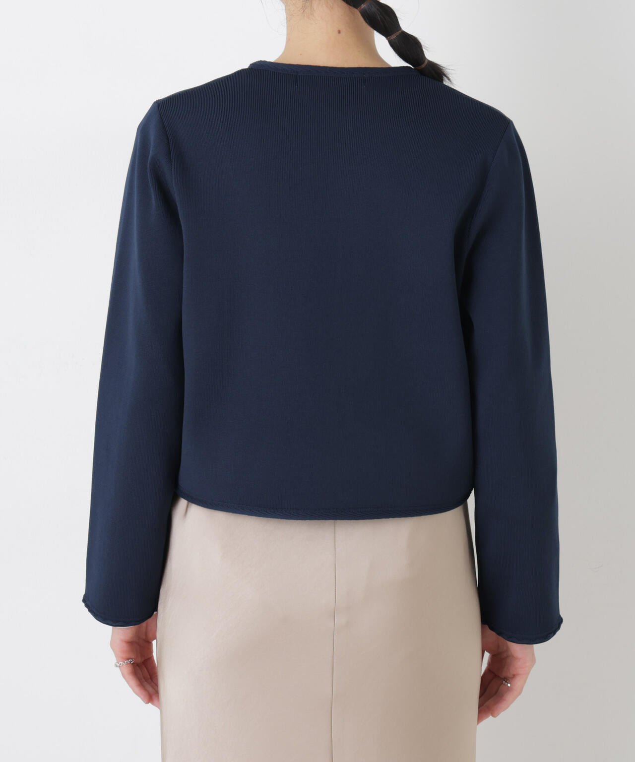 ゴールドボタンニットジャケット 6696122311