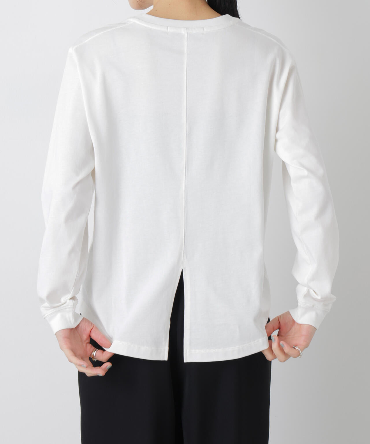 ロゴプリントロングスリーブTシャツ 6696123305