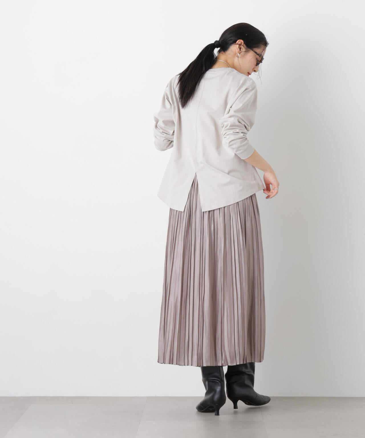 ロゴプリントロングスリーブTシャツ 6696123305