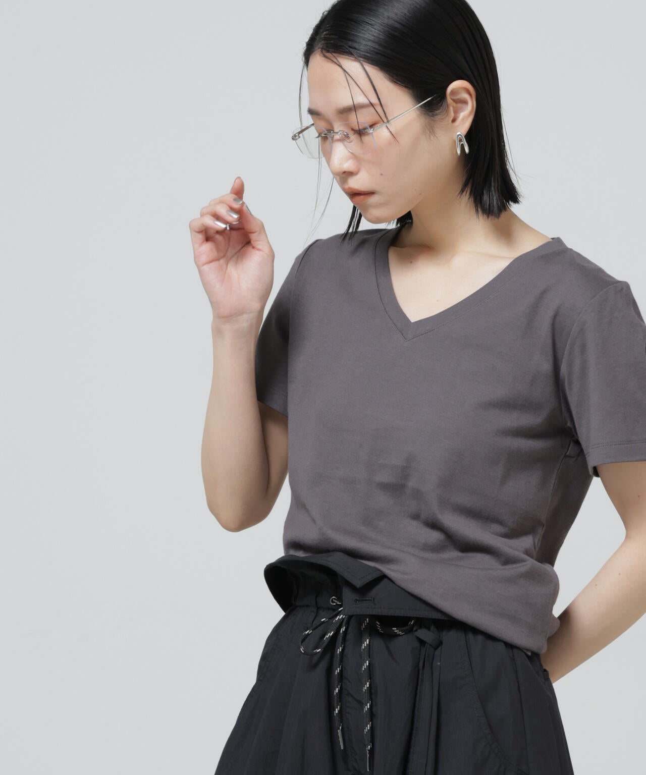 Anti Soaked(R) 汗染み防止VネックTシャツ 6696124301