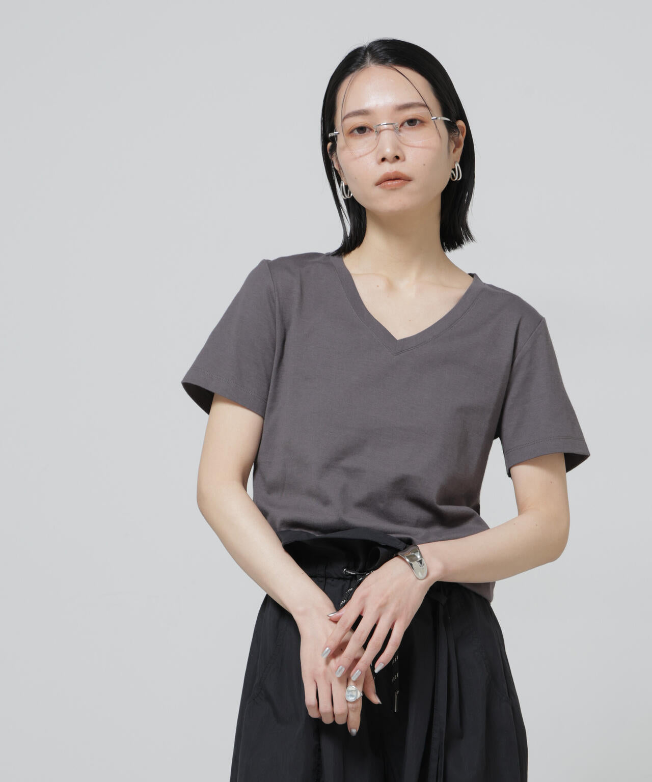 Anti Soaked(R) 汗染み防止VネックTシャツ