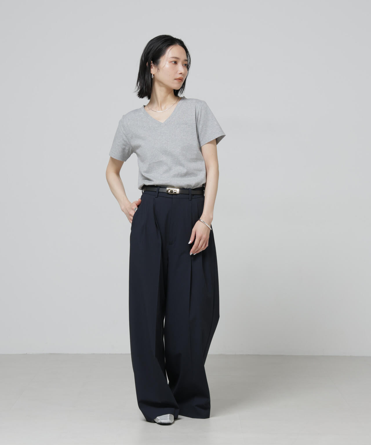 Anti Soaked(R) 汗染み防止VネックTシャツ 6696124301