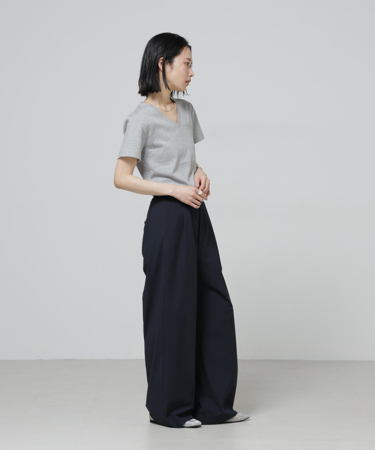 Anti Soaked(R) 汗染み防止VネックTシャツ 6696124301