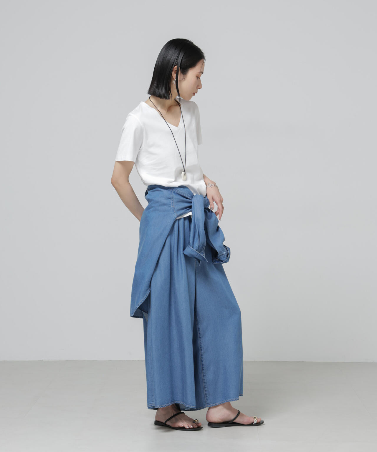 Anti Soaked(R) 汗染み防止VネックTシャツ 6696124301