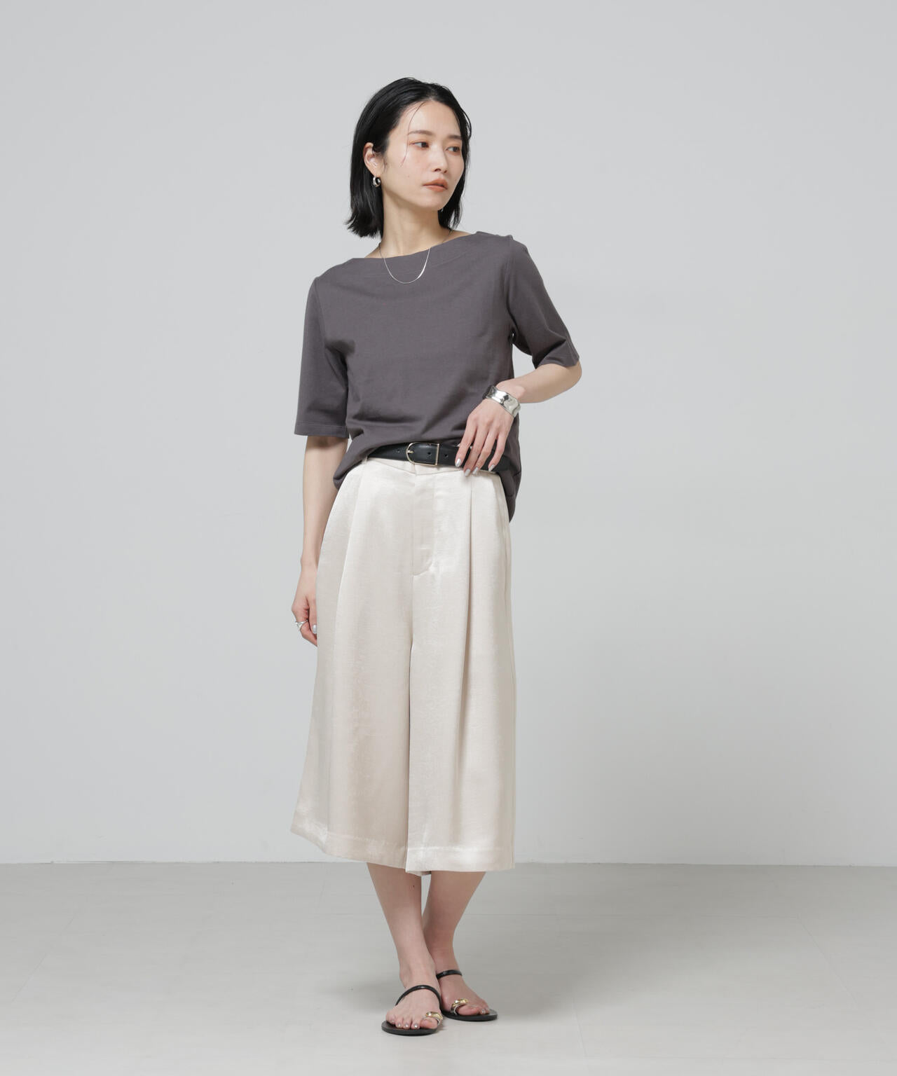 Anti Soaked(R) 汗染み防止ボートネックTシャツ 6696124303