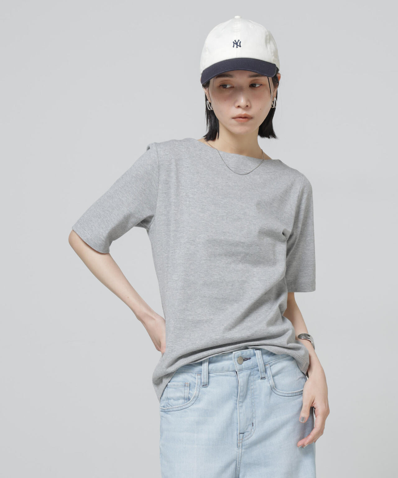 Anti Soaked(R) 汗染み防止ボートネックTシャツ 6696124303