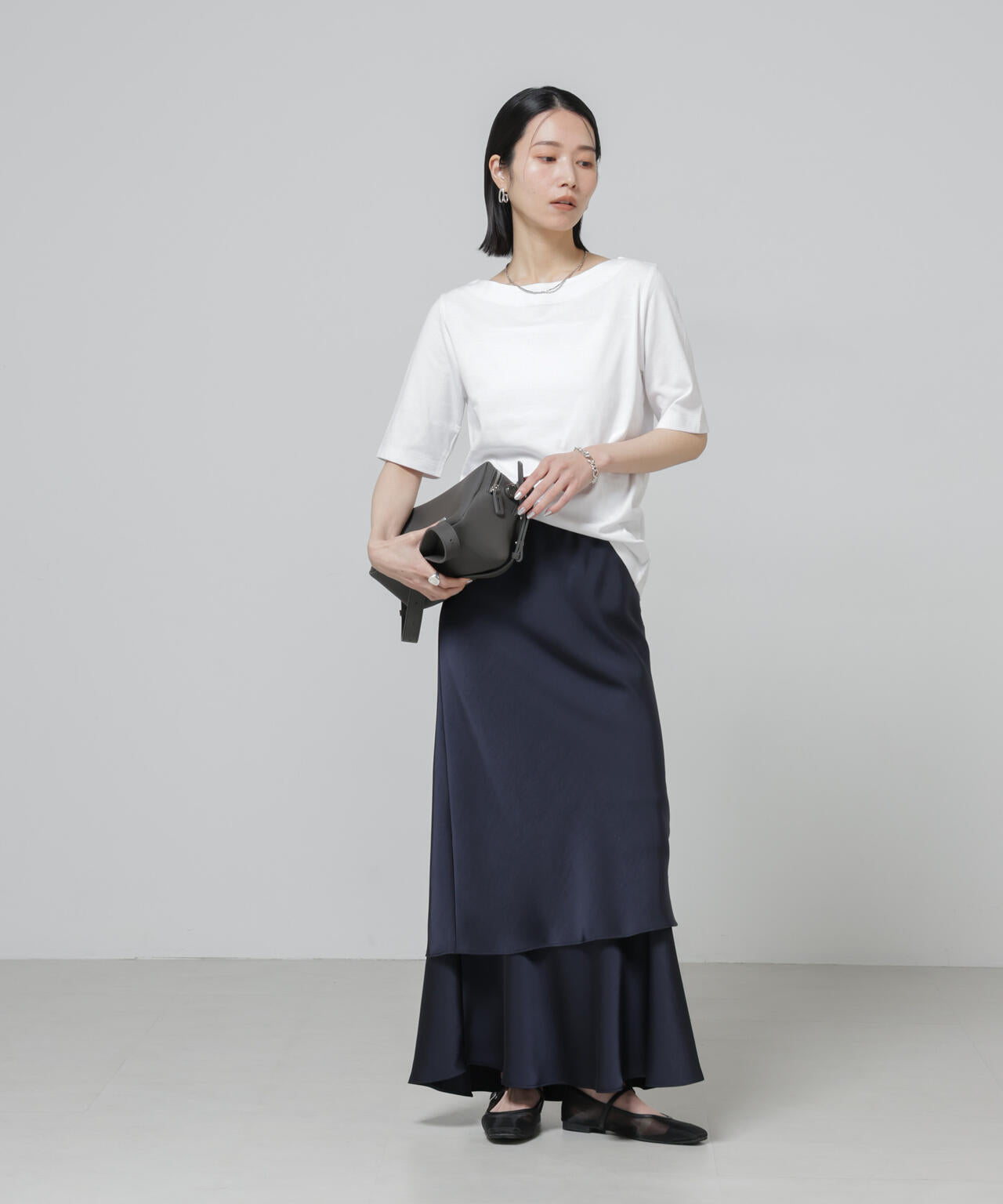 Anti Soaked(R) 汗染み防止ボートネックTシャツ 6696124303