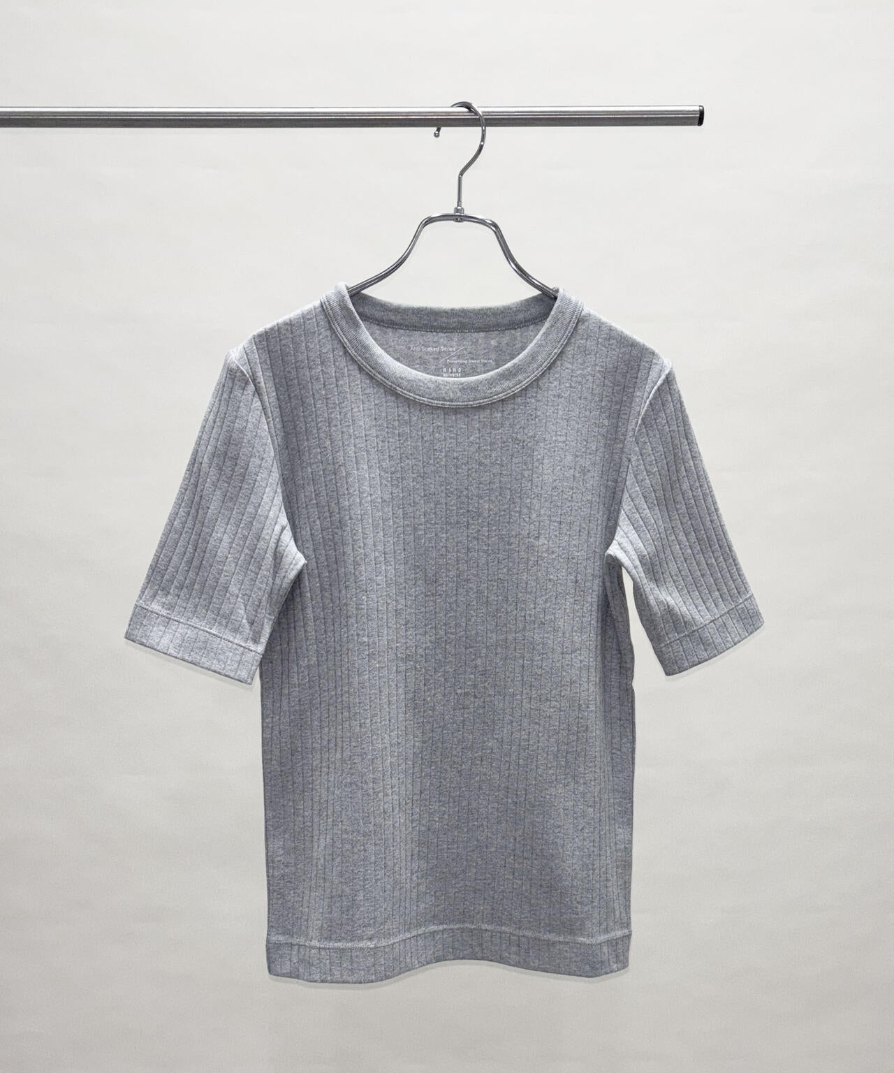 Anti Soaked(R) 汗染み防止クルーネックリブTシャツ