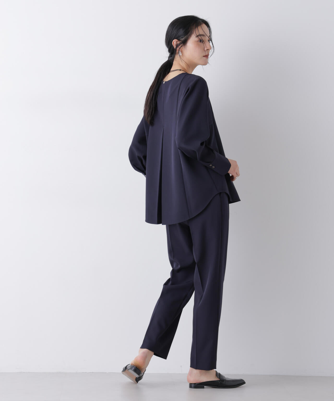 デイリーファンクション タックテーパードパンツ(セットアップ可) 6696127300