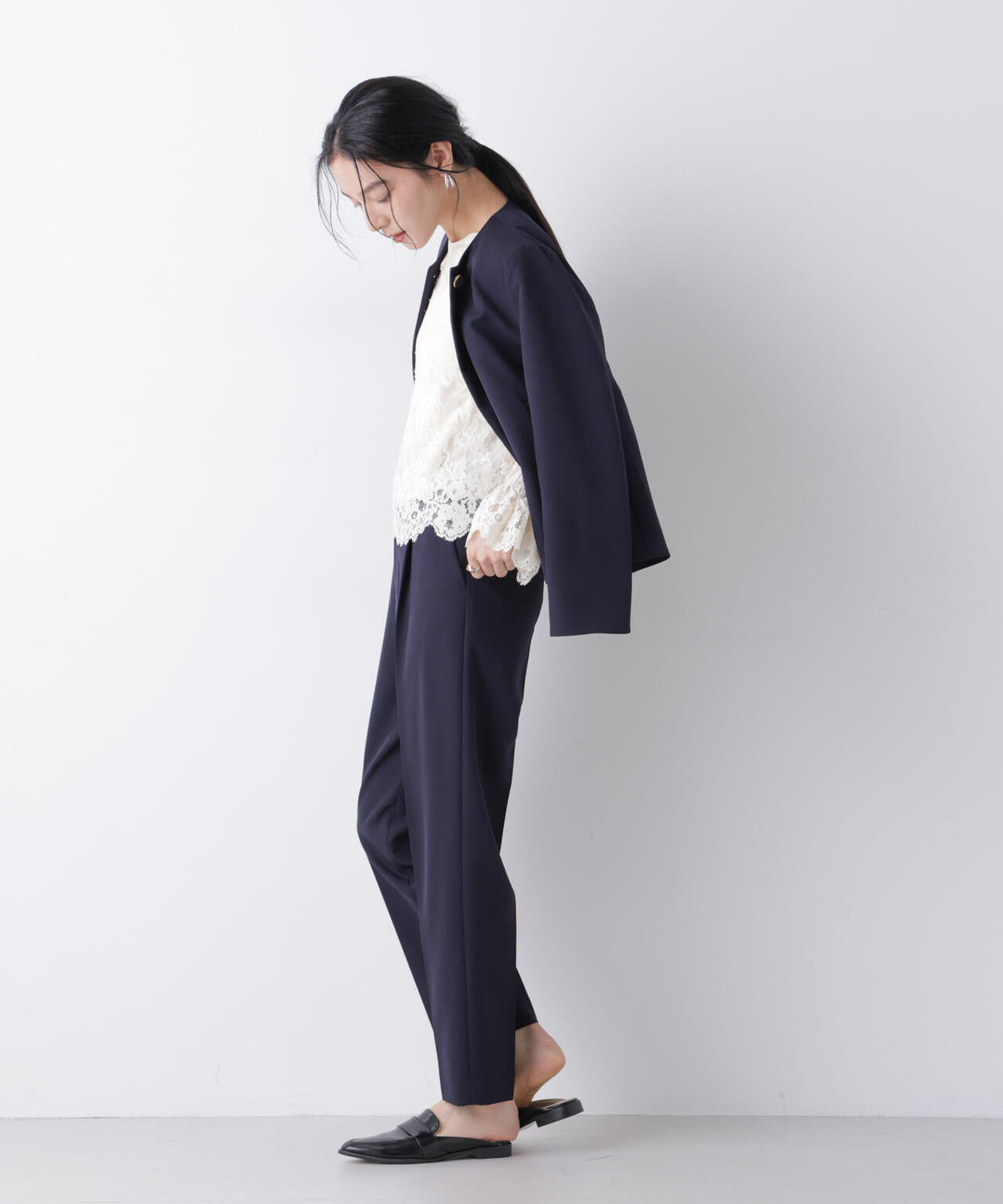 デイリーファンクション タックテーパードパンツ(セットアップ可) 6696127300