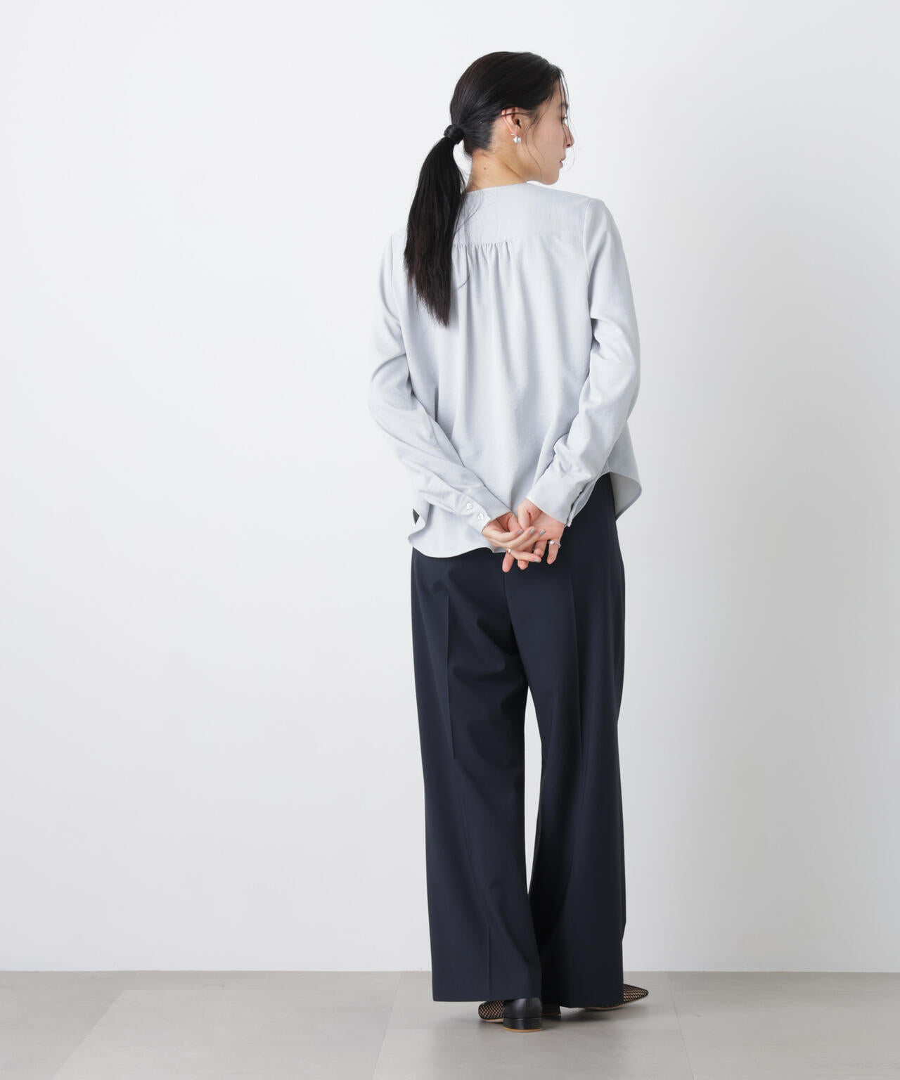 トロストレッチ2タックワイドパンツ(セットアップ可) 6696127301