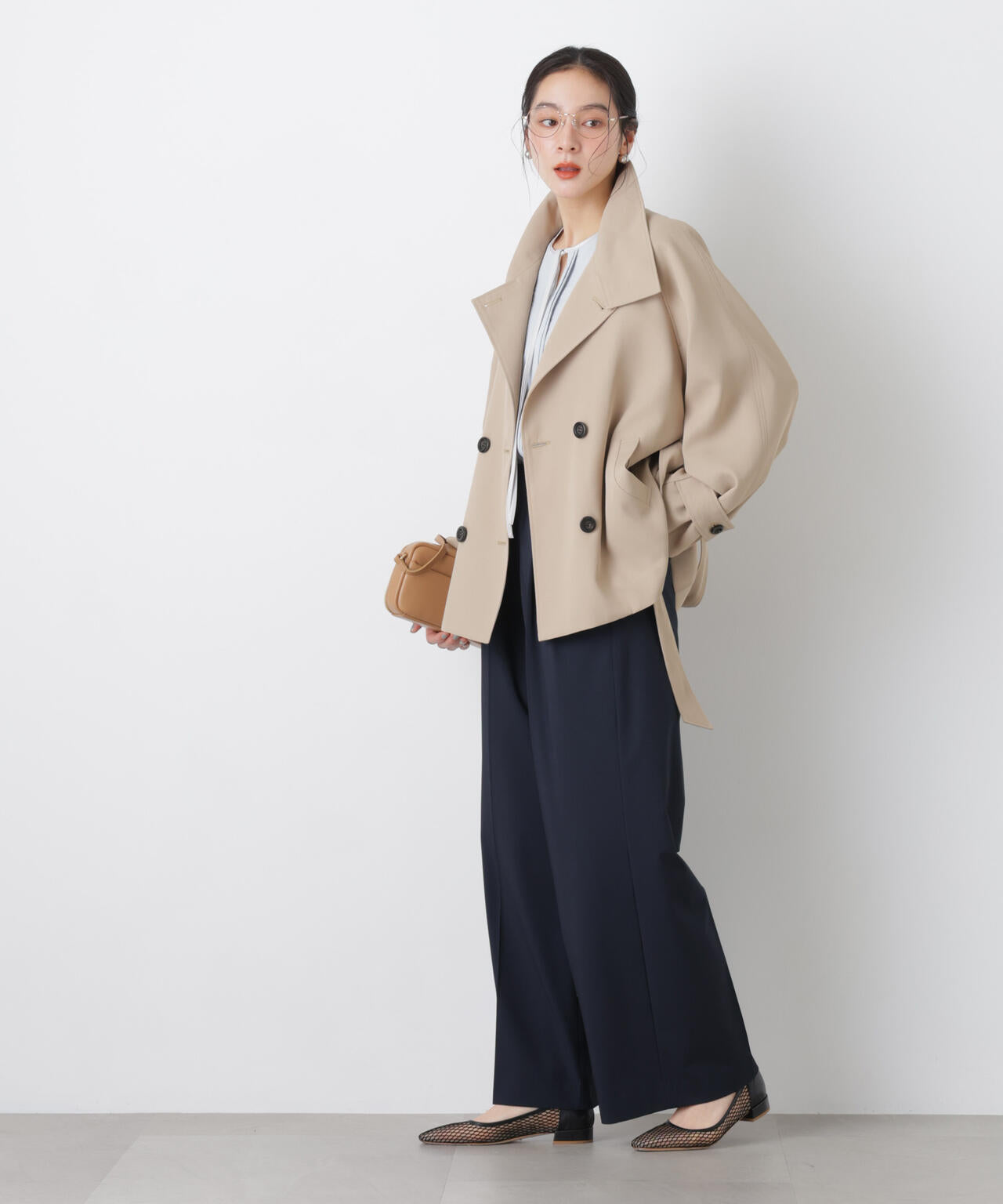 トロストレッチ2タックワイドパンツ(セットアップ可) 6696127301