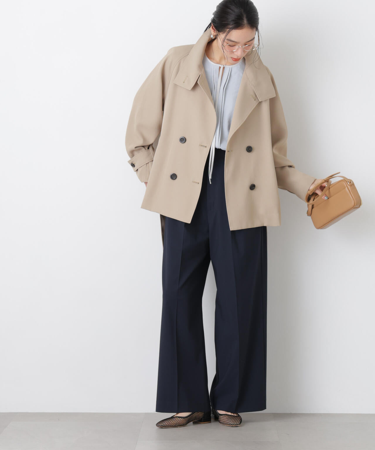 トロストレッチ2タックワイドパンツ(セットアップ可) 6696127301