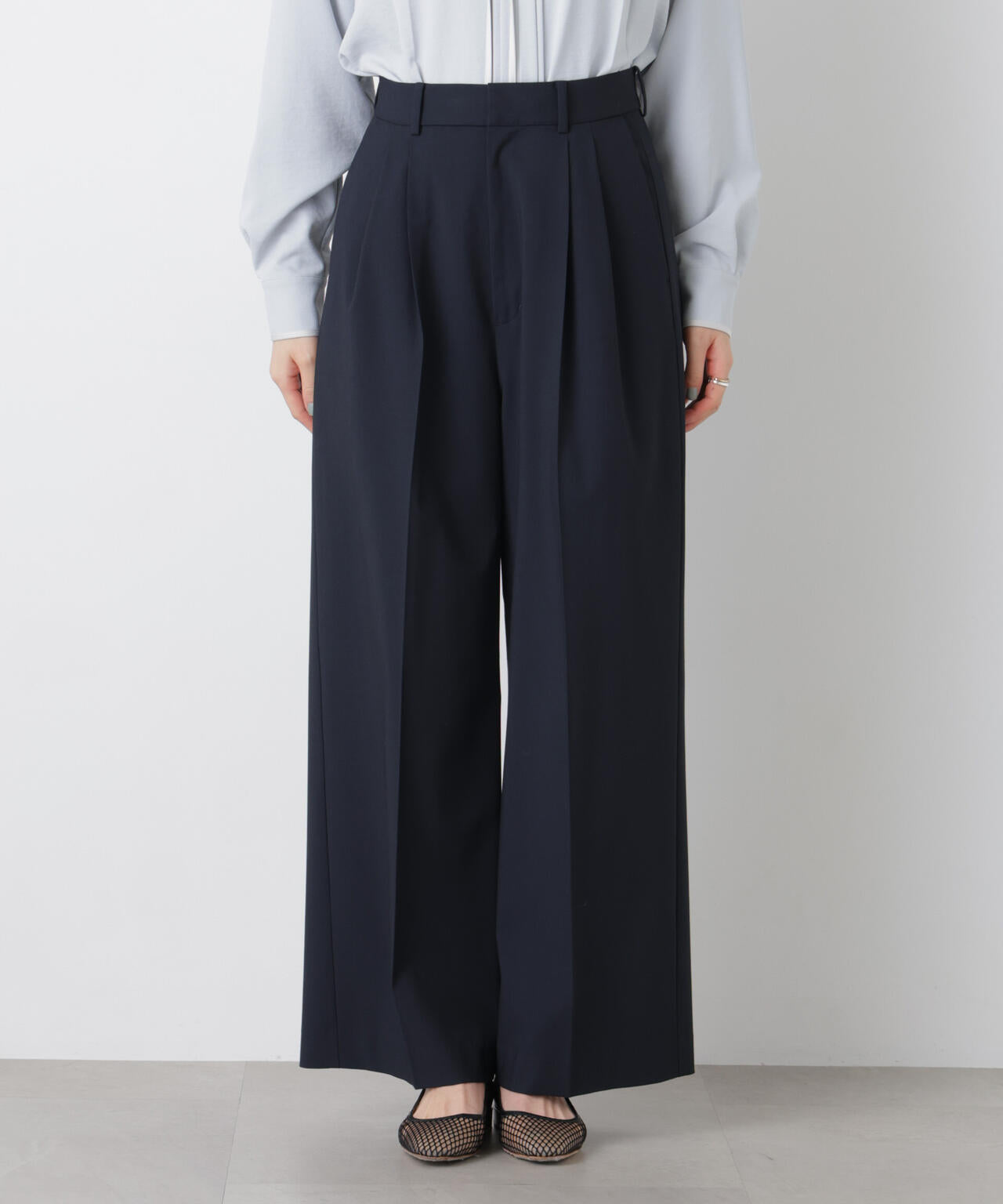 トロストレッチ2タックワイドパンツ(セットアップ可) 6696127301