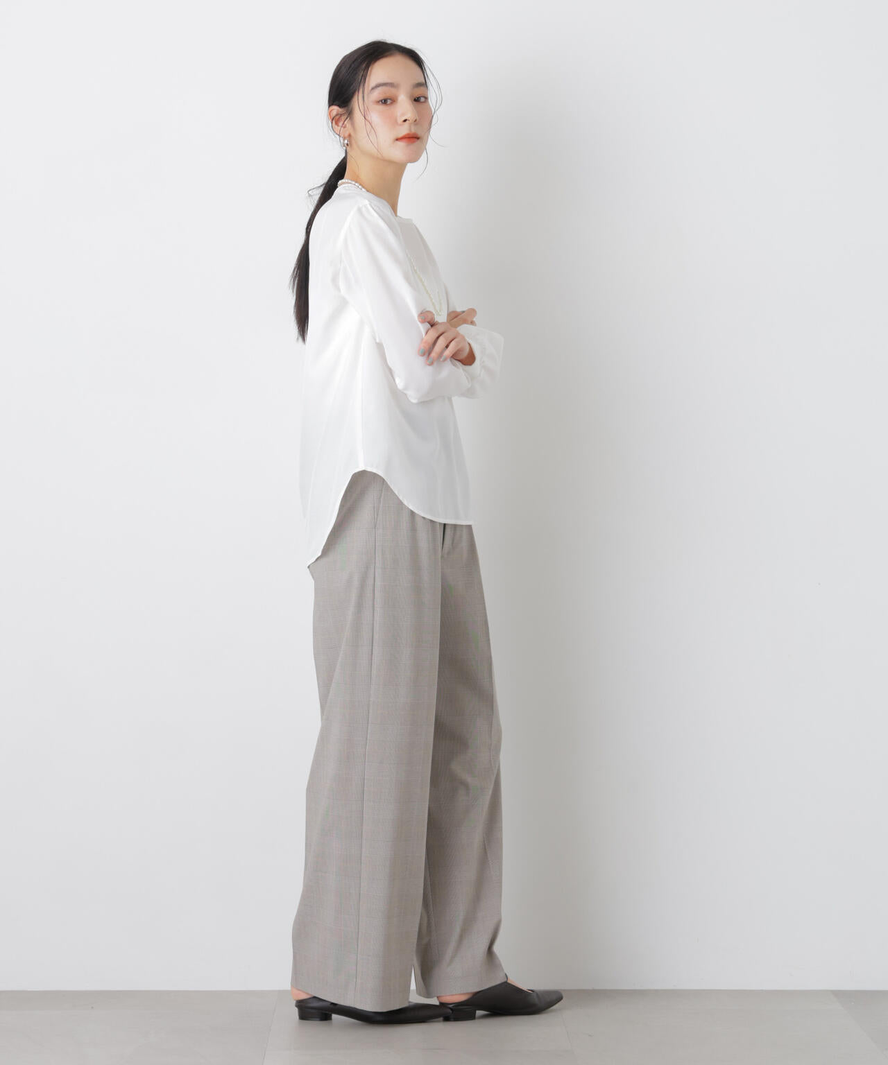 トロストレッチ2タックワイドパンツ(セットアップ可) 6696127301