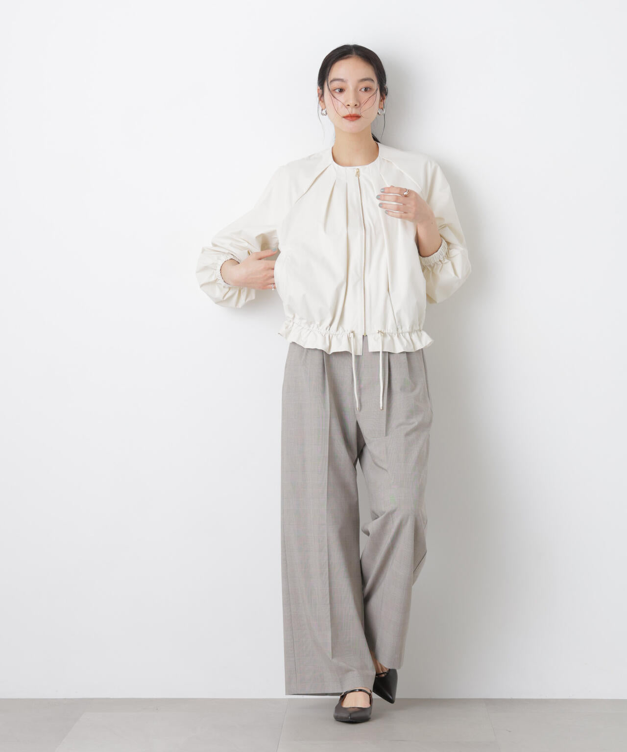 トロストレッチ2タックワイドパンツ(セットアップ可) 6696127301