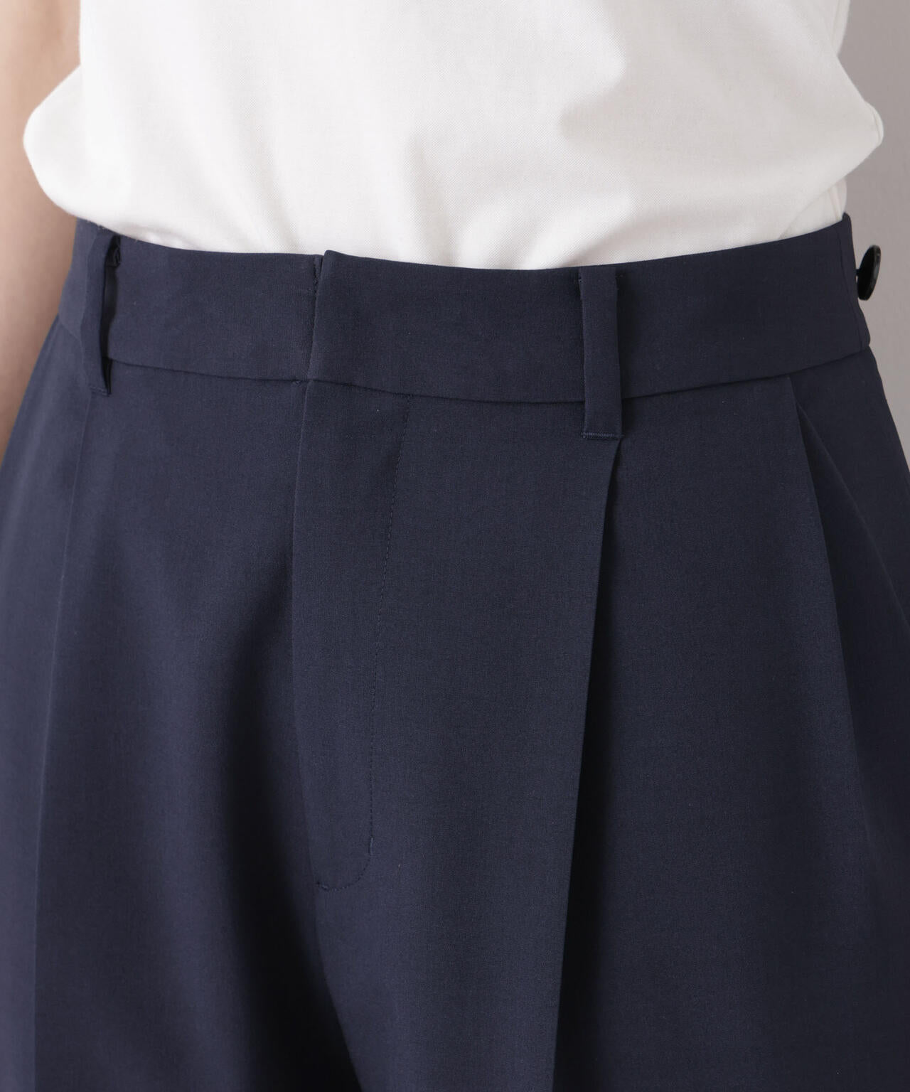 【GRACETEC】ライトファンクションタックセミワイドパンツ(セットアップ可) 6696127302