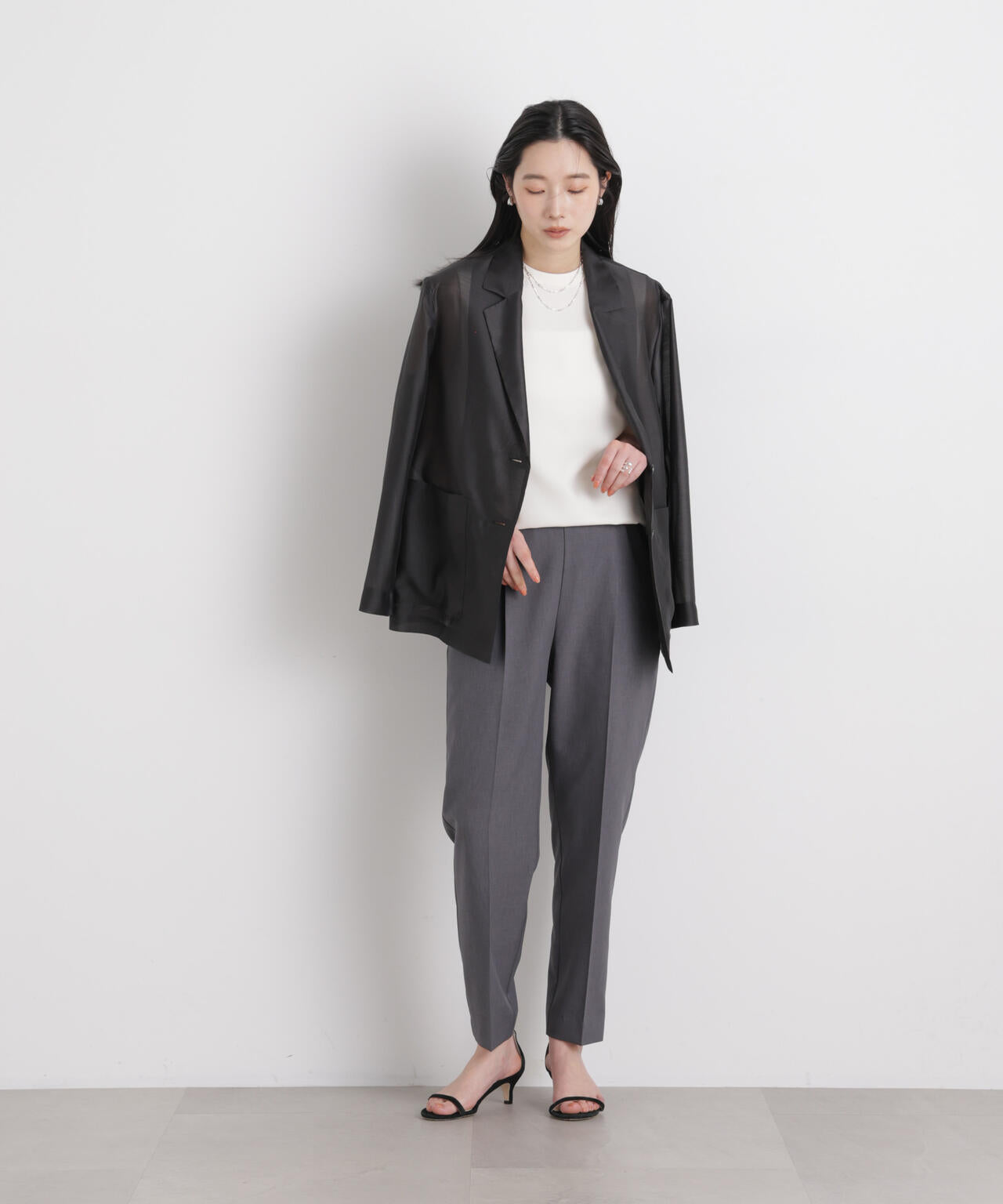 【GRACETEC】ライトファンクションイージーテーパードパンツ(セットアップ可) 6696127303