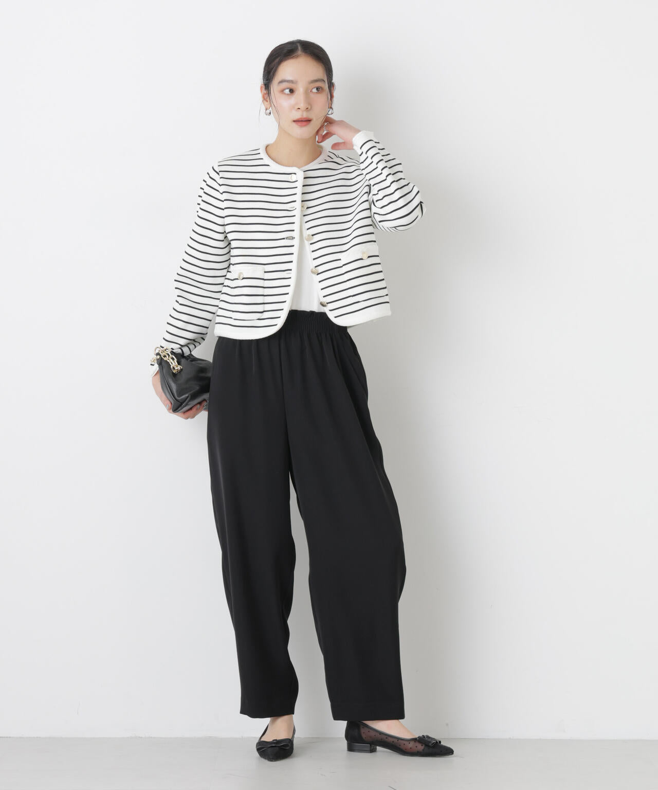 ダブルクロスイージーコクーンパンツ 6696127310