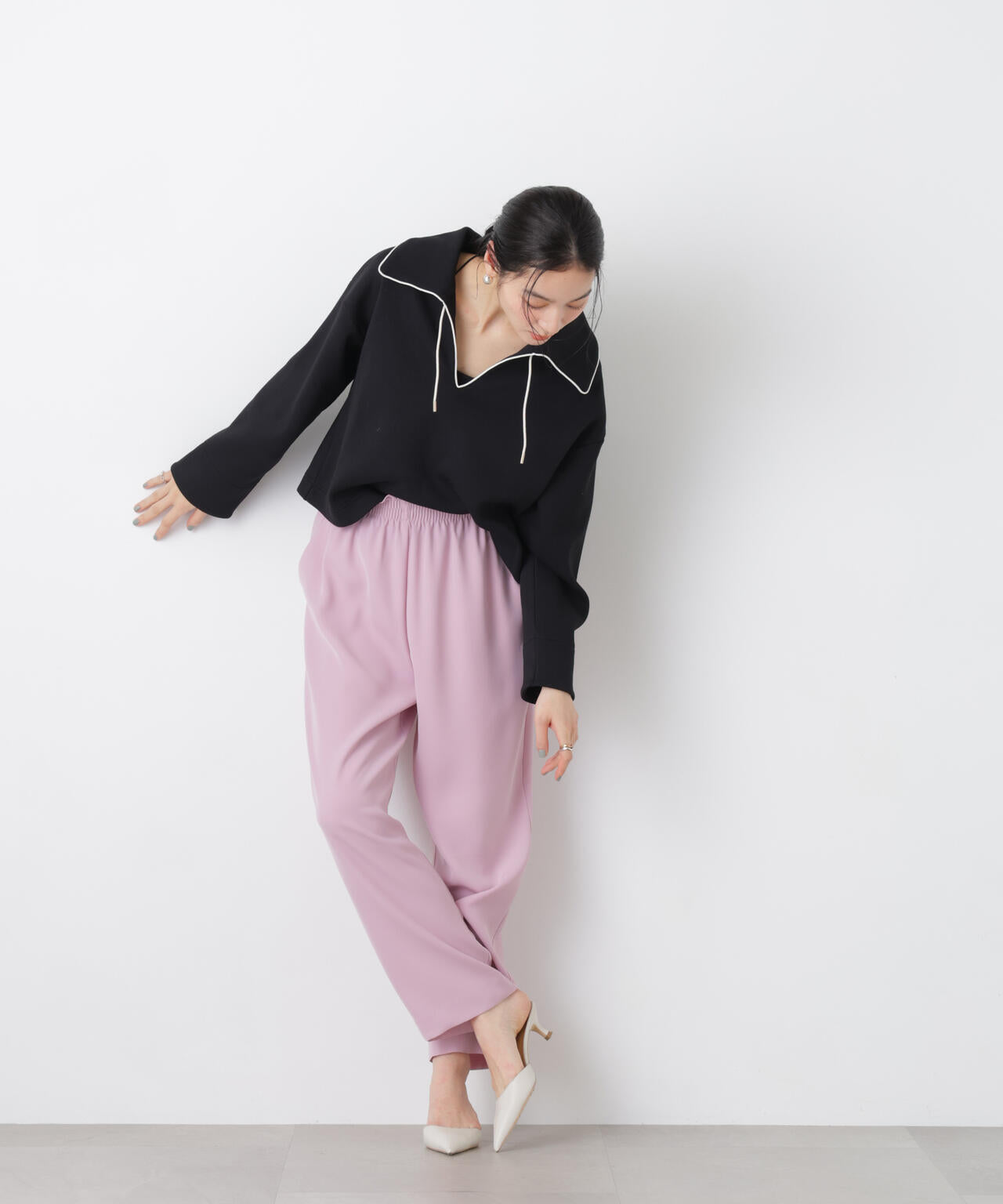 ダブルクロスイージーコクーンパンツ 6696127310