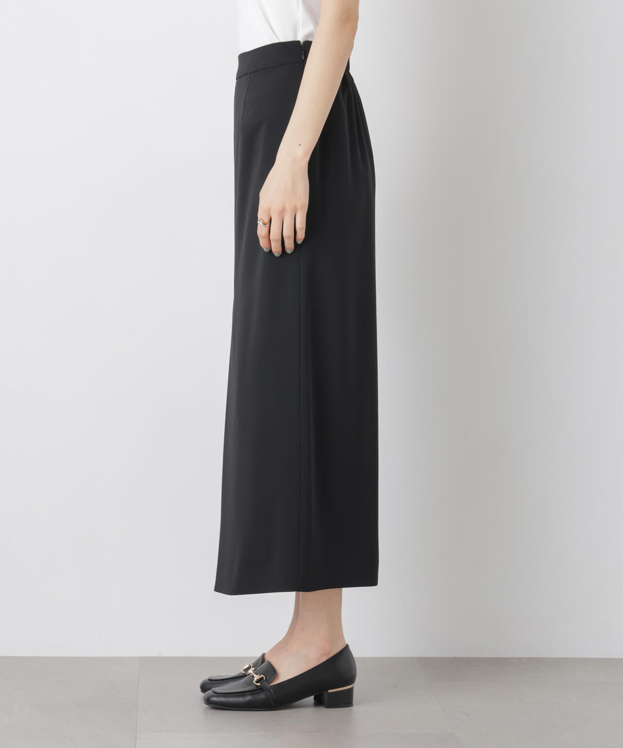 ハイツイストドライタックスリットロングスカート(セットアップ可) 6696130302