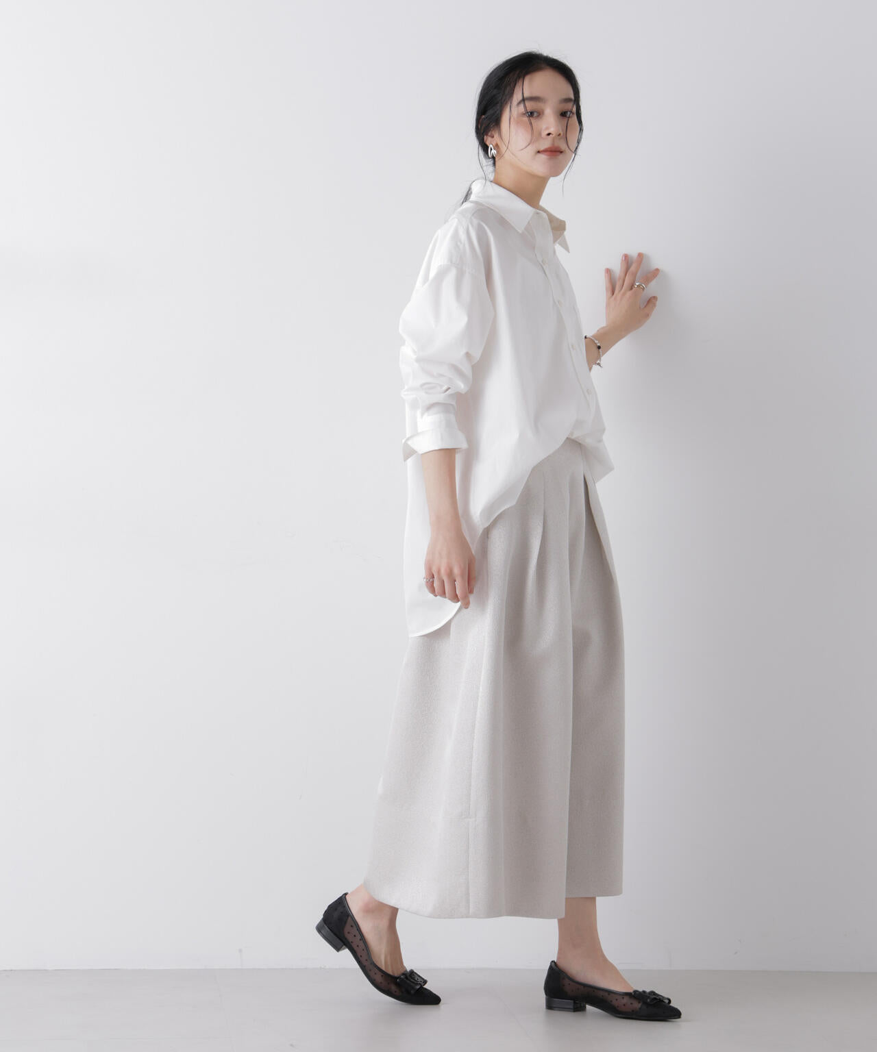 ジャガードボリュームタックスカート(セットアップ可) 6696130303