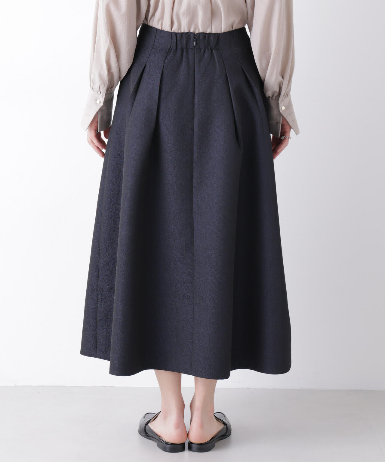 ジャガードボリュームタックスカート(セットアップ可) 6696130303